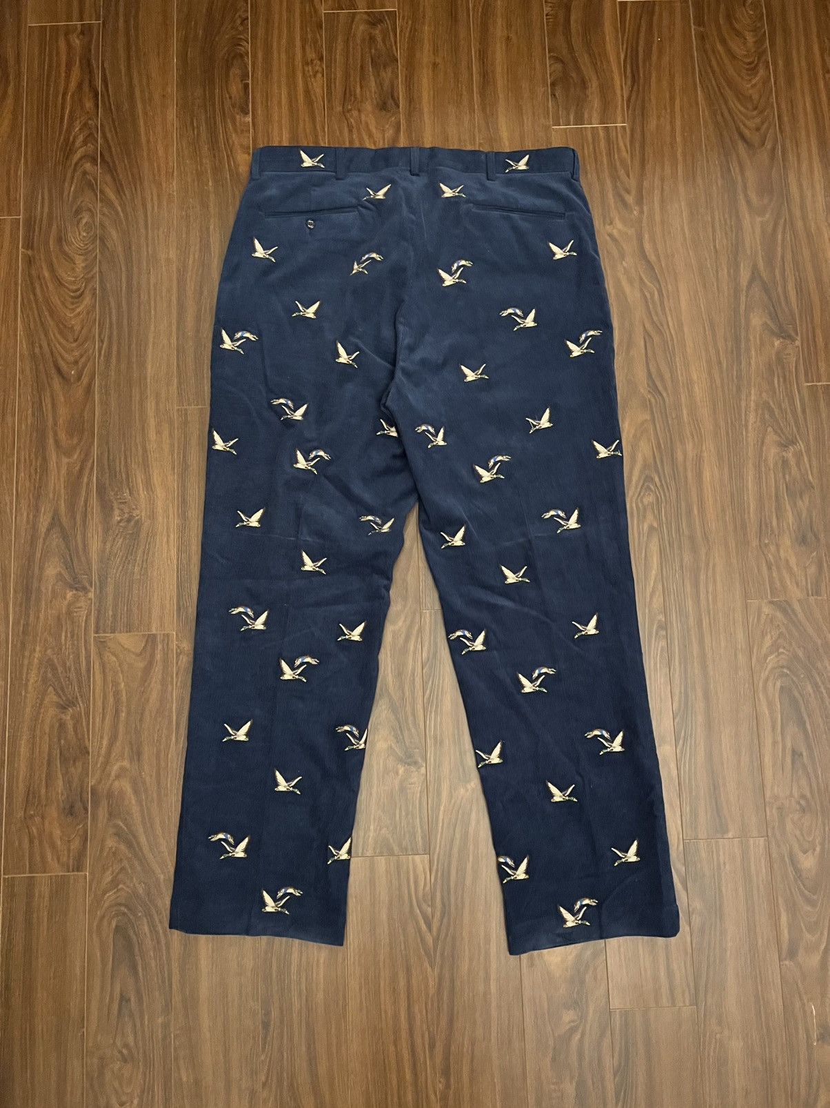 Polo Ralph Lauren Polo Golf Embroidered Mallard Corduroy Trousers Size US 36 / EU 52 - 2 Thumbnail