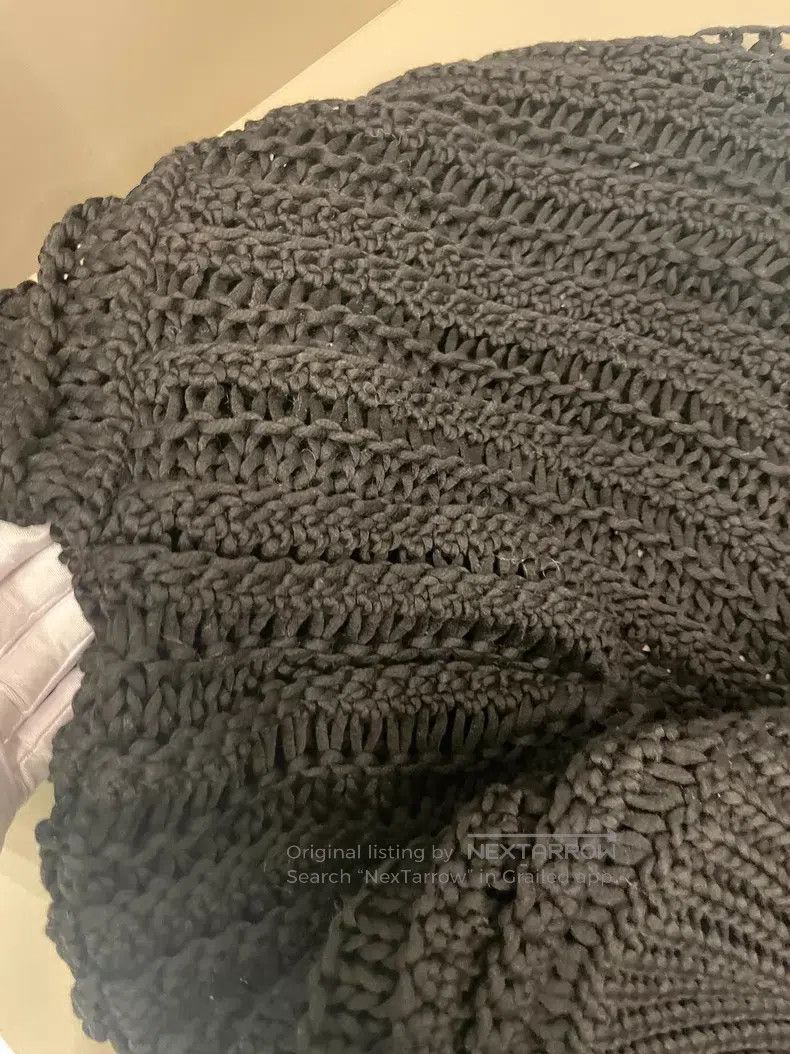 Brunello Cucinelli Brunello Cucinelli Black cotton V-neck sweater Size XL / US 12-14 / IT 48-50 - 8 Thumbnail