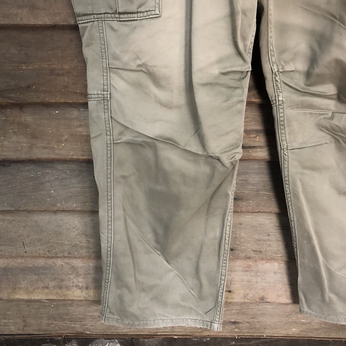 Alpha Industries DL Alpha Industries Brown Cargo Multipocket Pants #S2786 Size US 32 / EU 48 - 8 Thumbnail