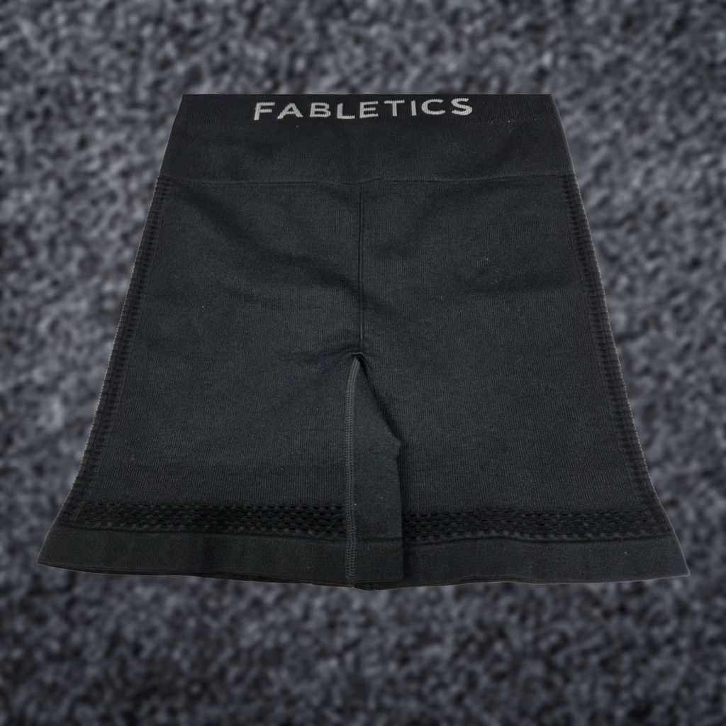 Fabletics NWT Fabletics Womens High-Waisted Perforated Black Shorts 6" M Slim Athletic Running & Jogging Gym Training Cross Training Womens Size 32" / US 10 / IT 46 - 1 Thumbnail