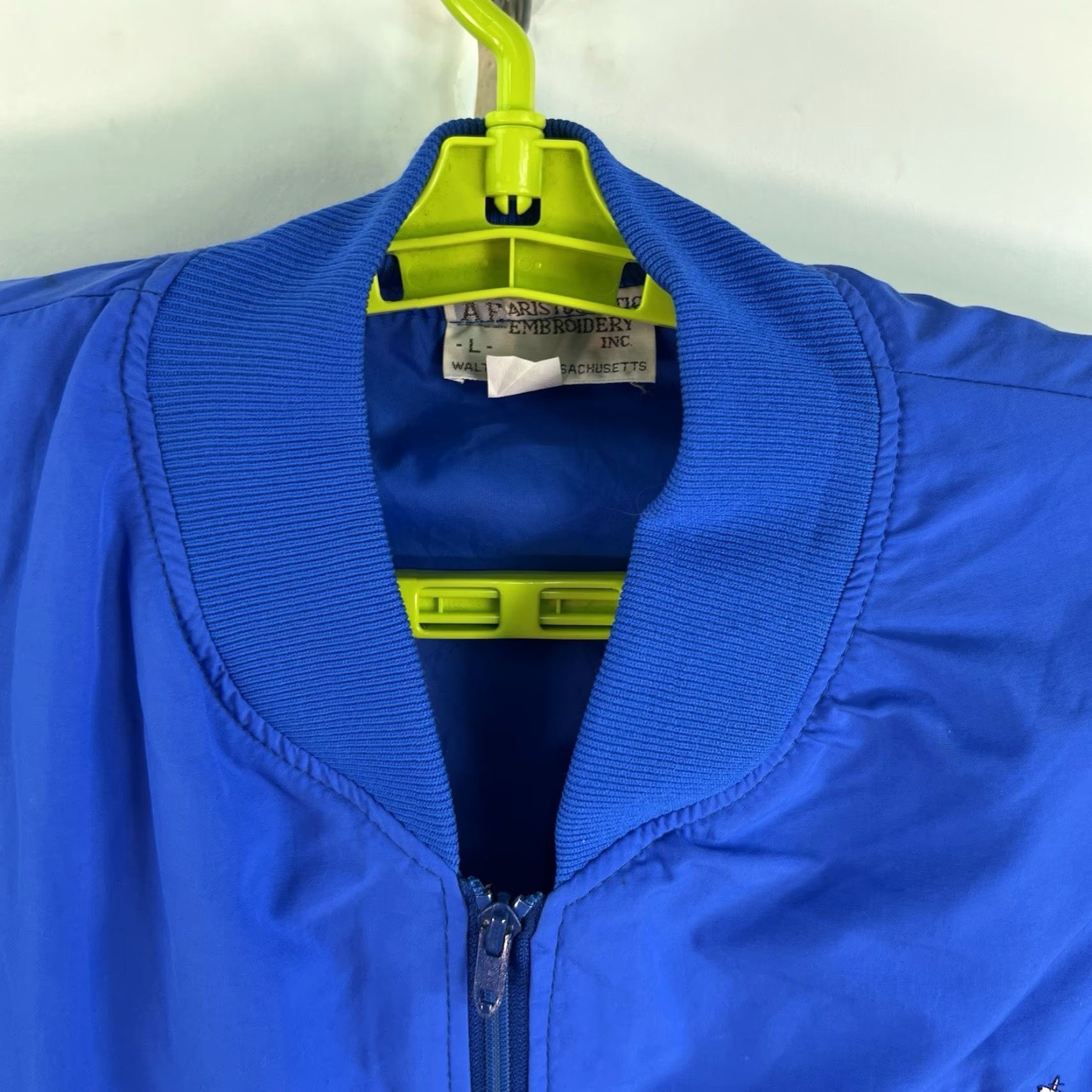 Vintage VINTAGE AF Aristocratic Sail Boston 1992 Miller Lite Sponsor Windbreaker Mens L Blue Jacket Size US L / EU 52-54 / 3 - 3 Thumbnail