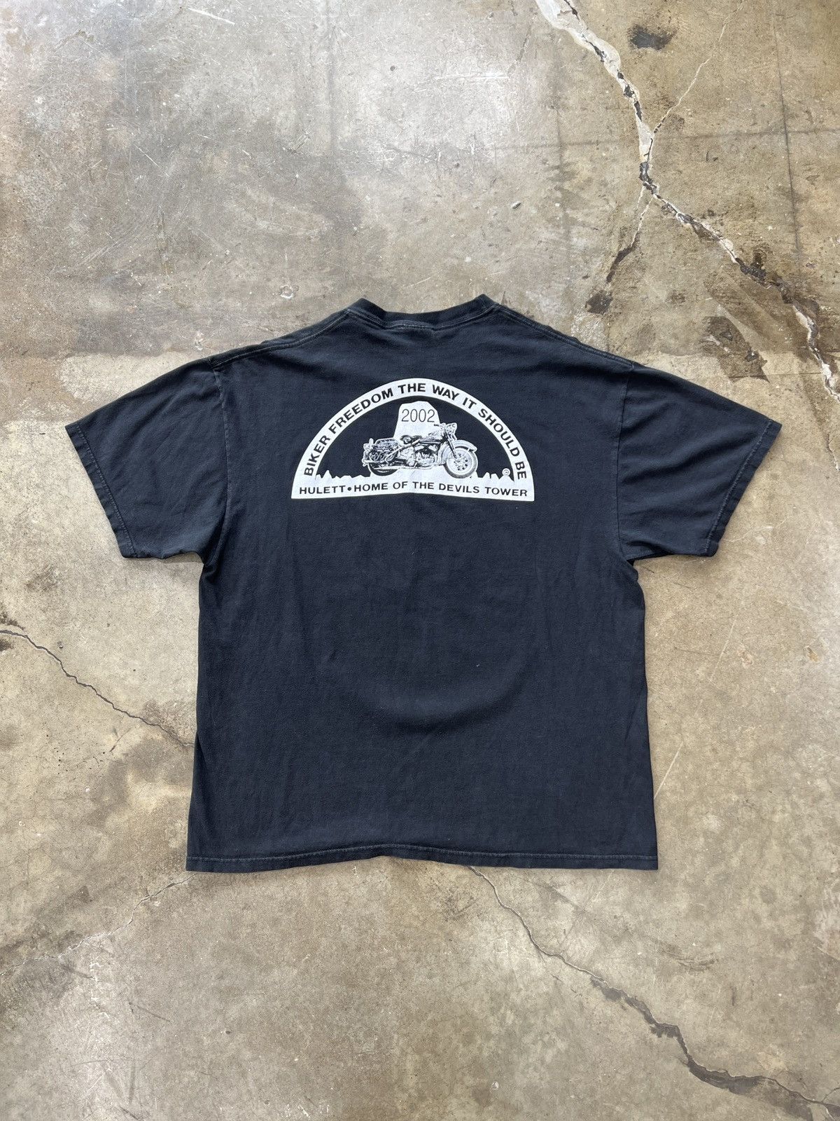 Vintage Vintage Ride It Like You Stole It Motorcycle Skeleton Tee XL Size US XL / EU 56 / 4 - 4 Thumbnail
