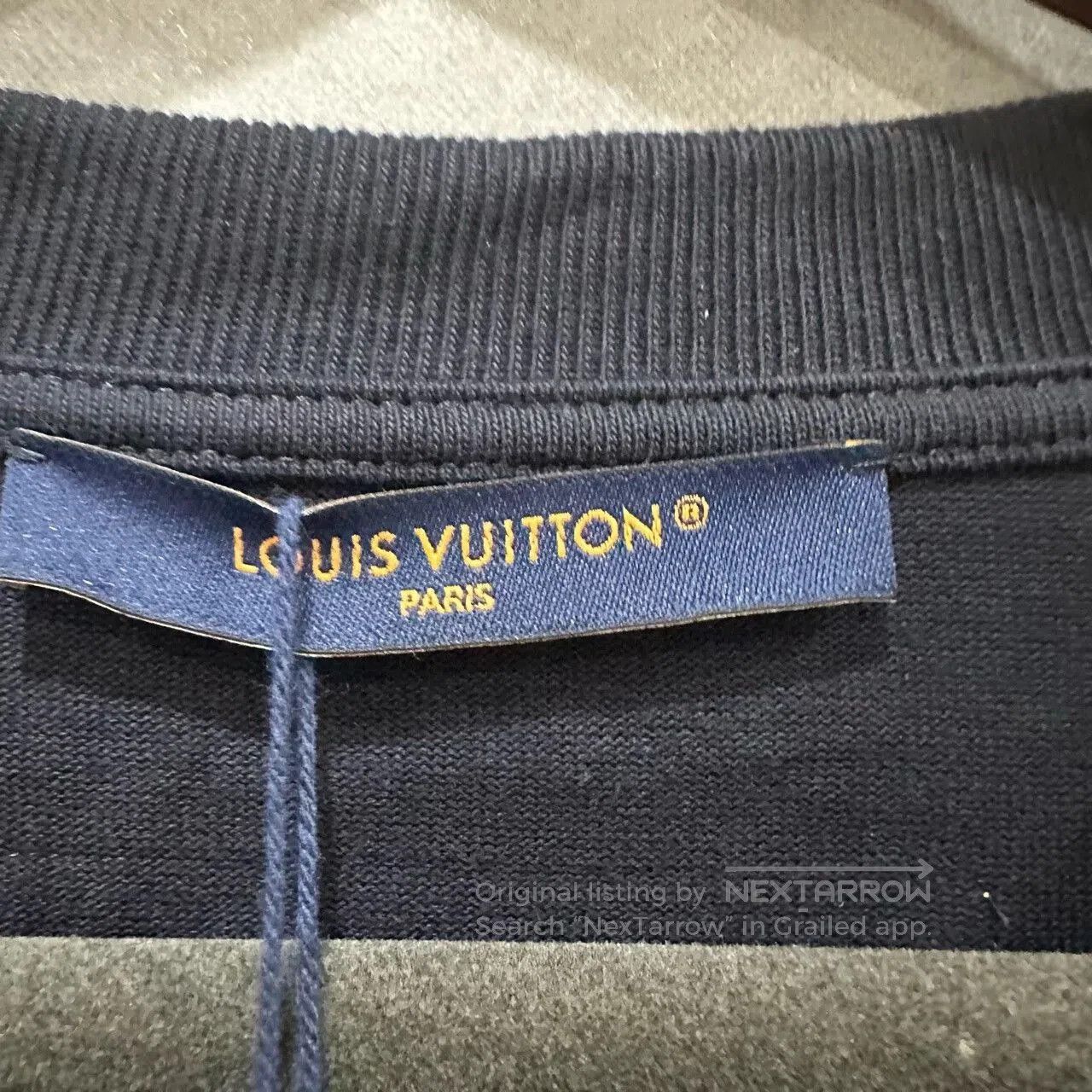 Louis Vuitton Louis Vuitton x Pharrell Beaded Logo Tee. Size US XXL / EU 58 / 5 - 4 Thumbnail