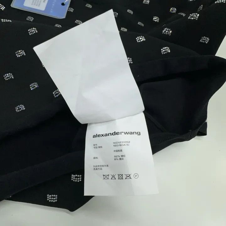 Alexander Wang Alexander Wang SS23 Short Sleeve Crystal Tee - Size S / US 4 / IT 40 - 6 Thumbnail