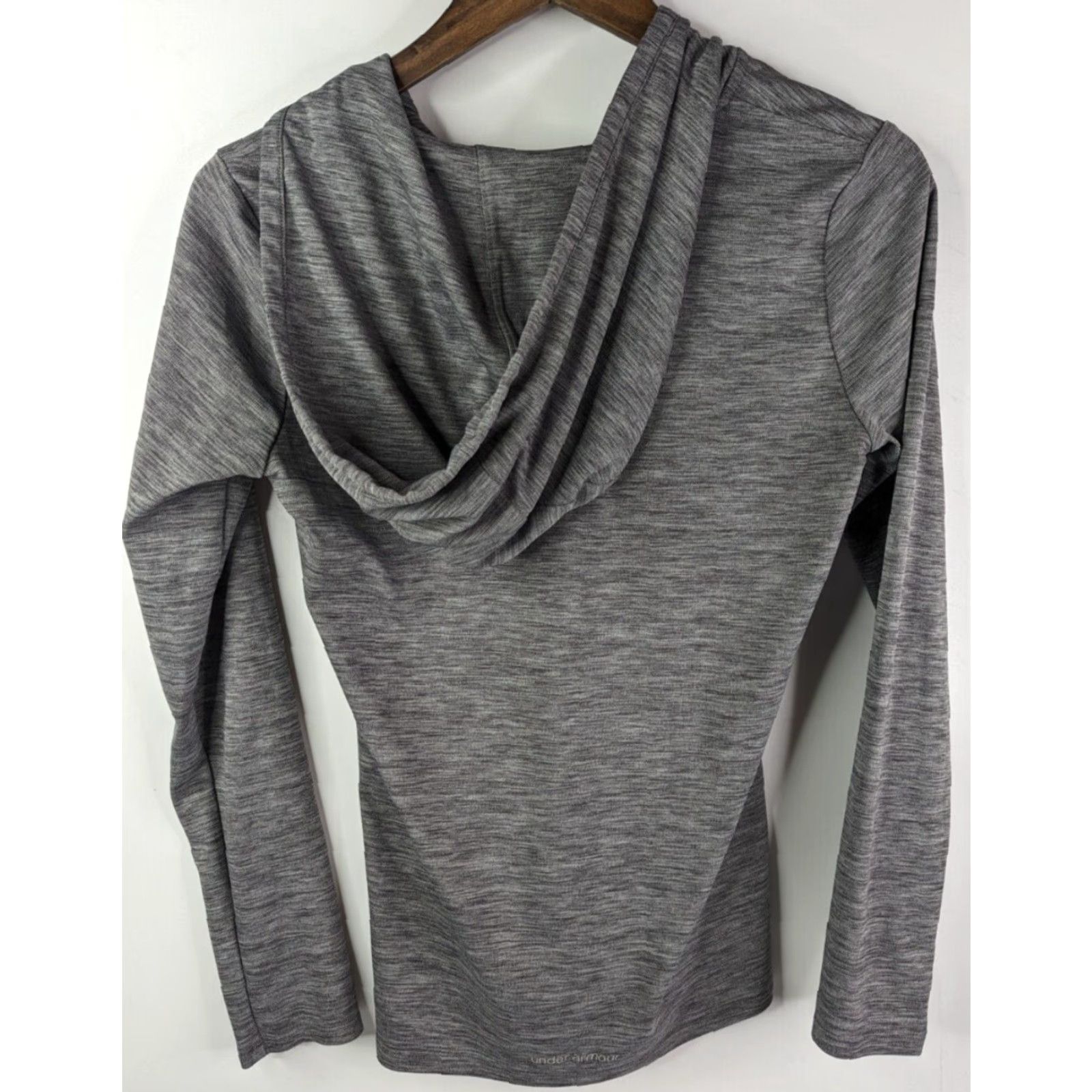 Under Armour UNDER ARMOUR Hoodie Small Grey Loose HeatGear Lightweight Pullover Sweatshirt Women Size S / US 4 / IT 40 - 5 Thumbnail