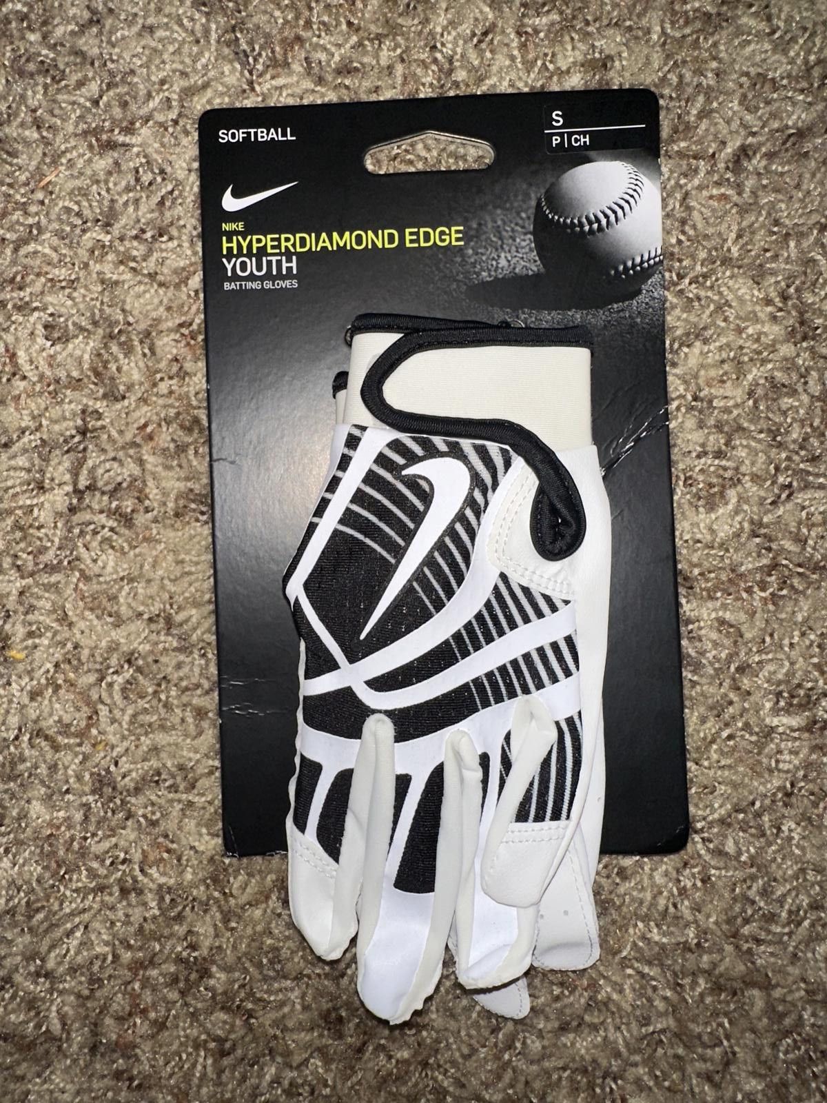 Nike Nike YouthAlpha Huarache Edge Batting Gloves Size ONE SIZE - 1 Thumbnail