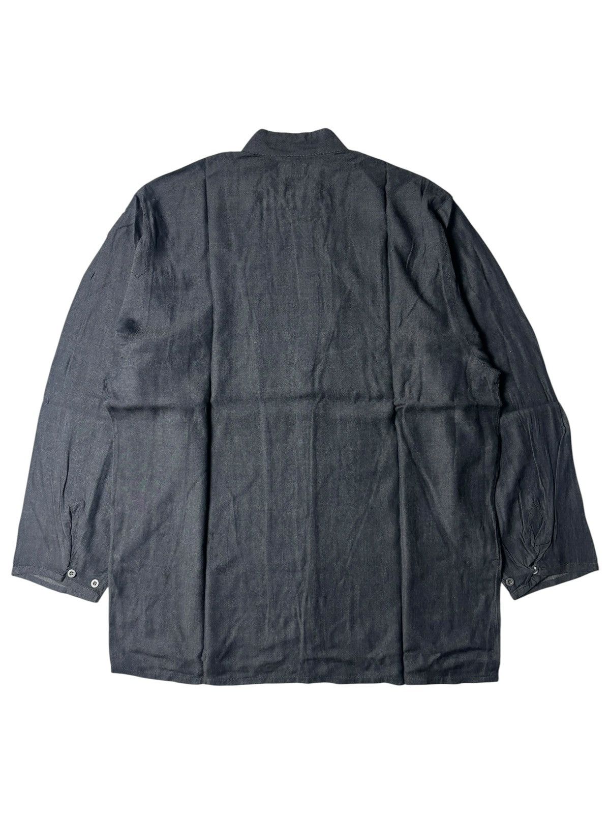 Marithe + Francois Girbaud 1980s Marithe Francois Girbaud Asymmetric Shirt Size US L / EU 52-54 / 3 - 9 Thumbnail