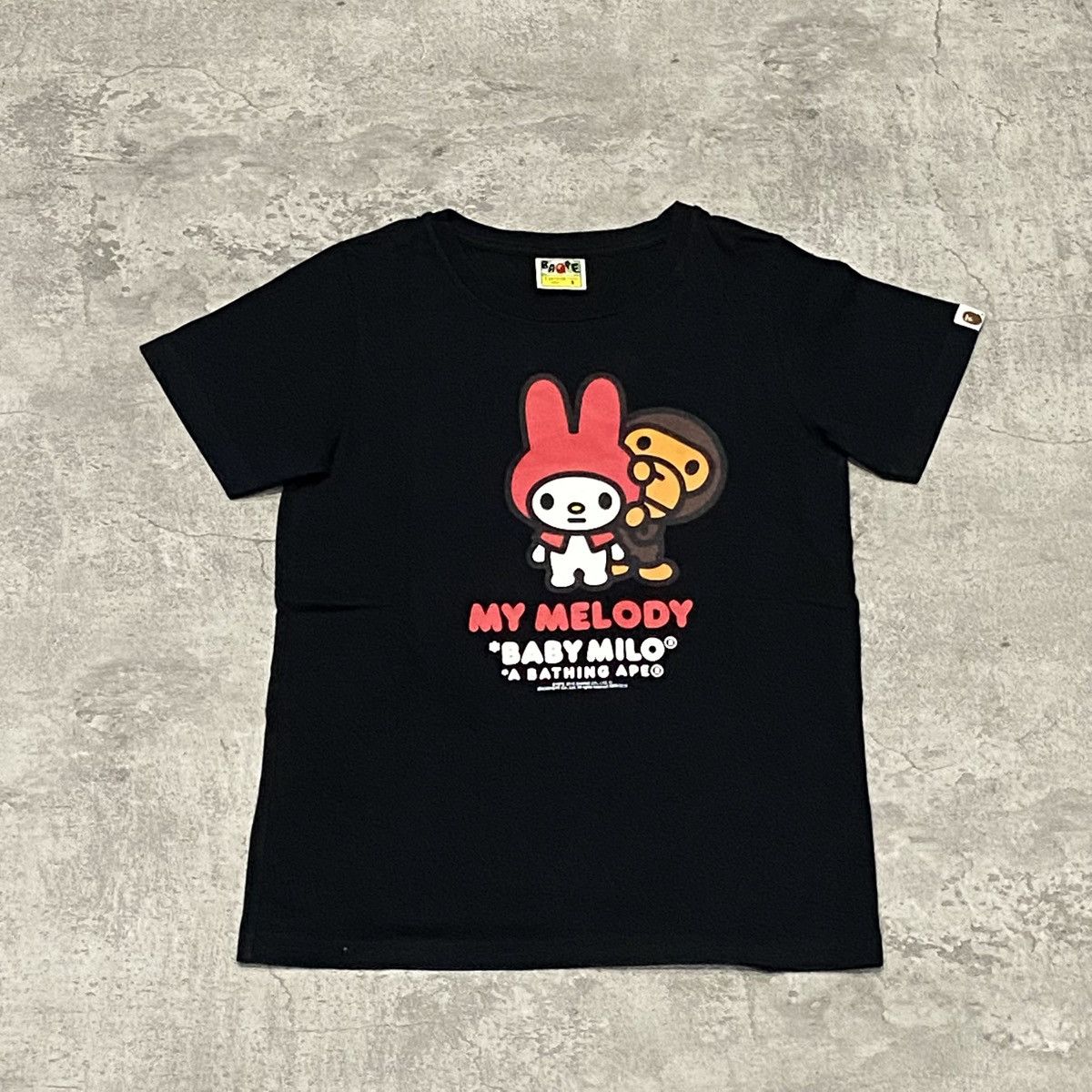 Bape Bape X My Melody Black Tee Size S / US 4 / IT 40 - 1 Thumbnail