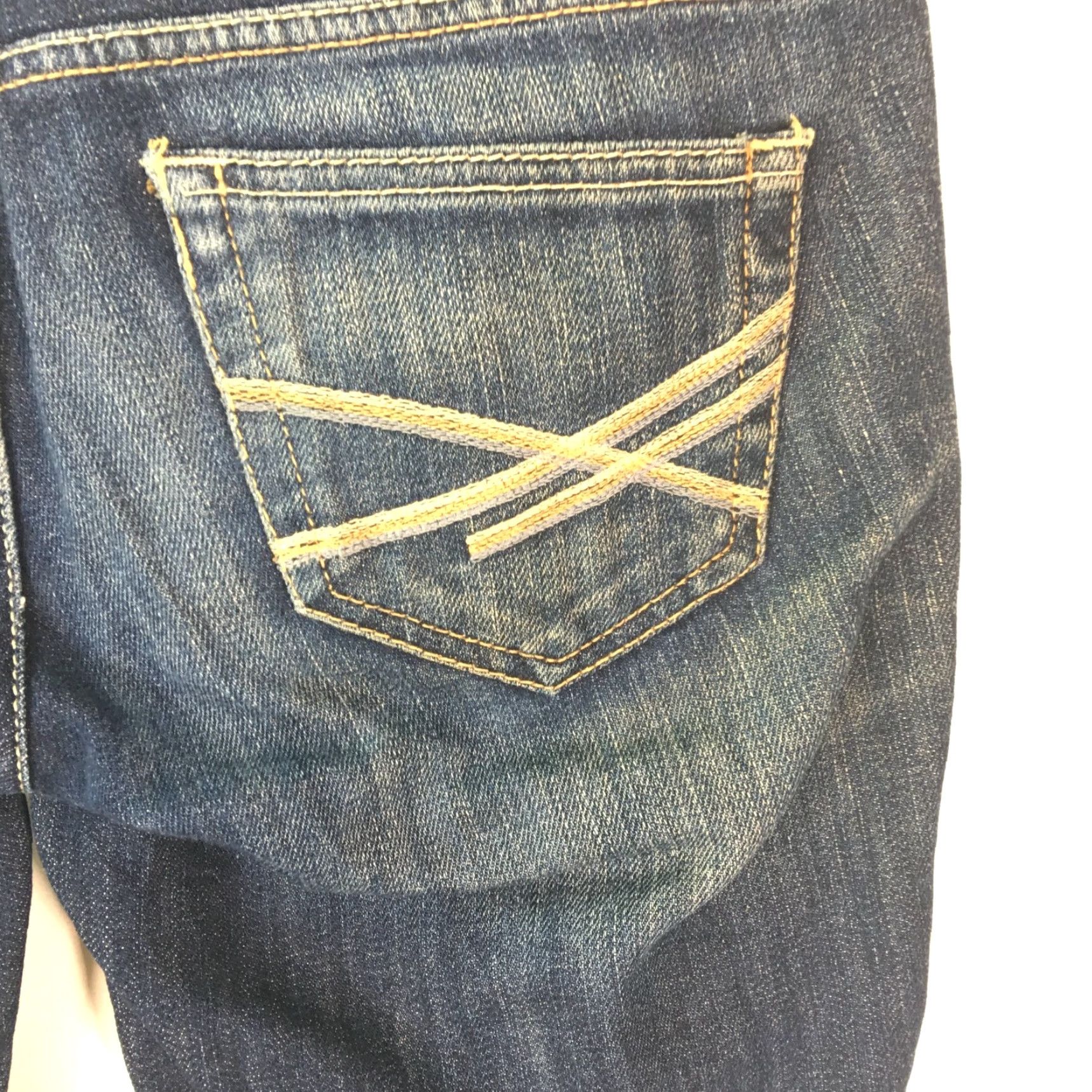 Vintage VINTAGE Aeropostale Jeans Crop Denim 30x18 Regular Slim Blue 90s City Womens Size 26" / US 2 / IT 38 - 3 Thumbnail