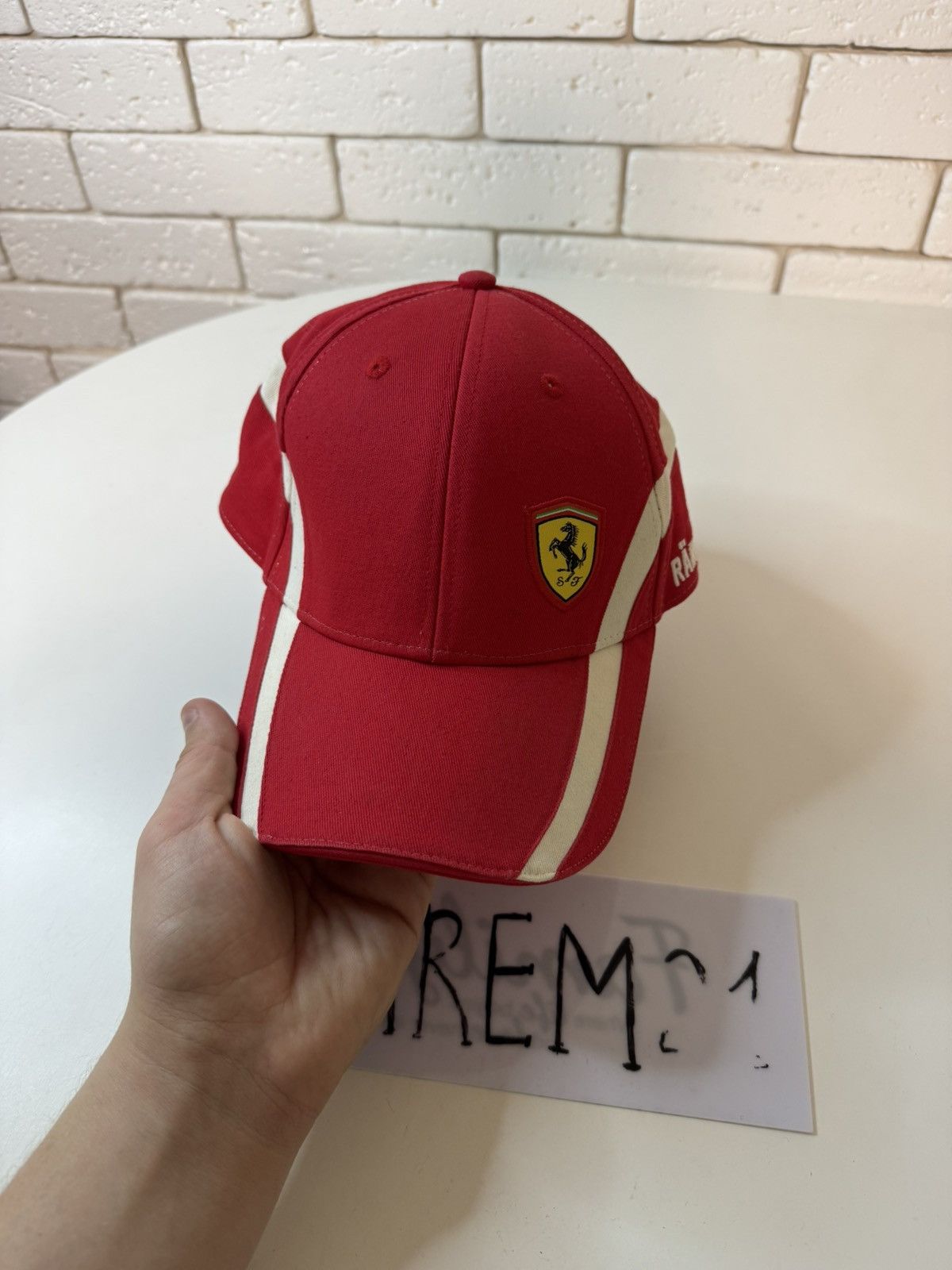 Vintage Ferrari vintage cap hat Size ONE SIZE - 2 Thumbnail