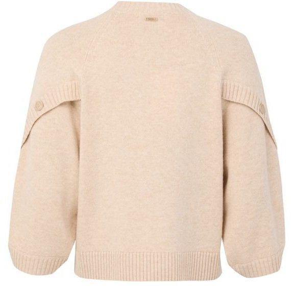 Max Mara MAX MARA Ampex Knit Round Neck Beige Wool Sweater New & Auth Size S / US 4 / IT 40 - 2 Thumbnail