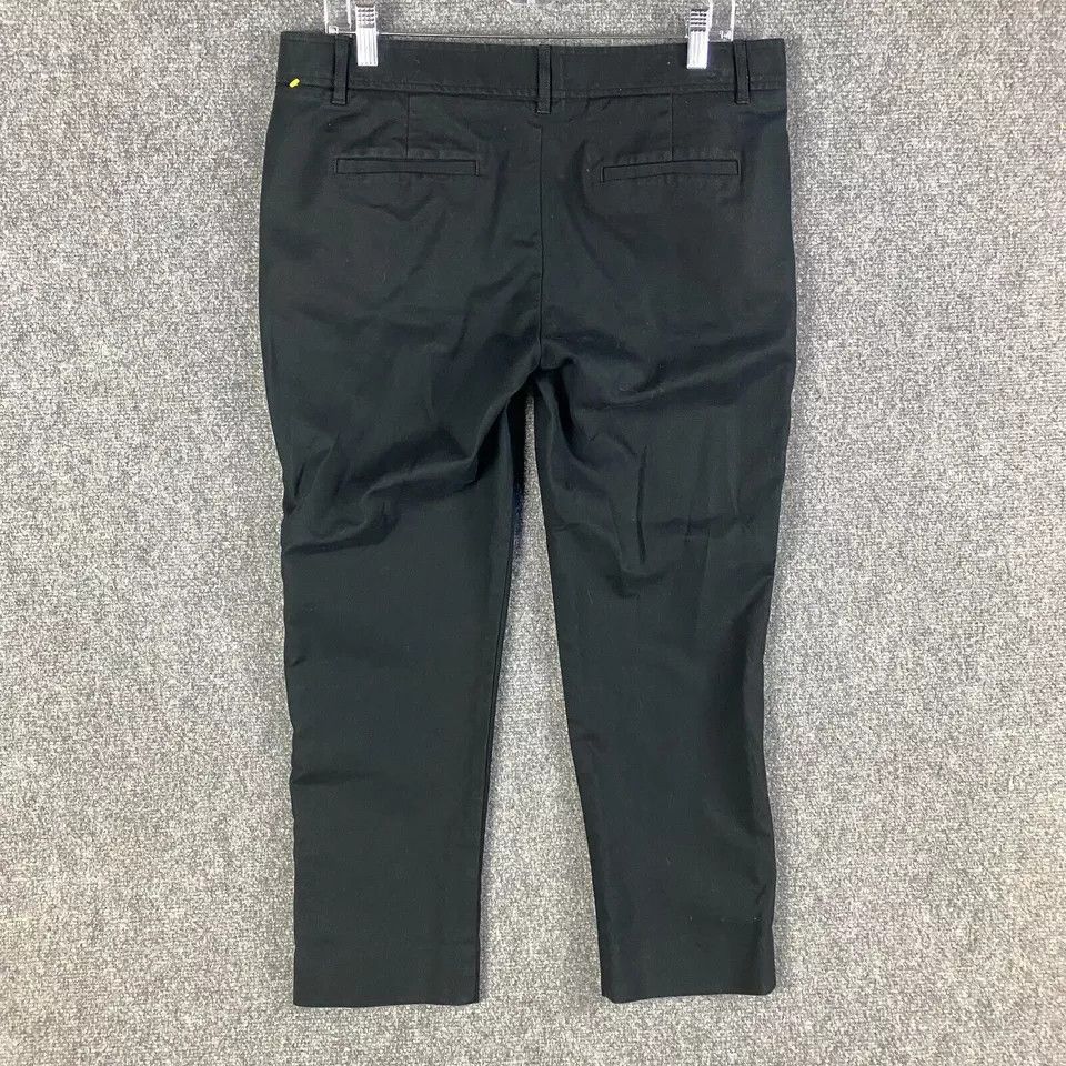Gap Gap Pants Women's Size 12R Slim Crop Black Hook & Eye Adults Size 34" / US 12 / IT 48 - 6 Thumbnail