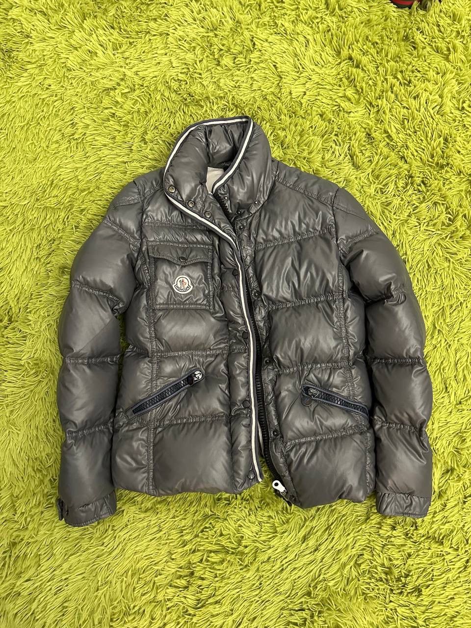 image of Moncler Puffer Jacket in Grey, Men's (Size Small)