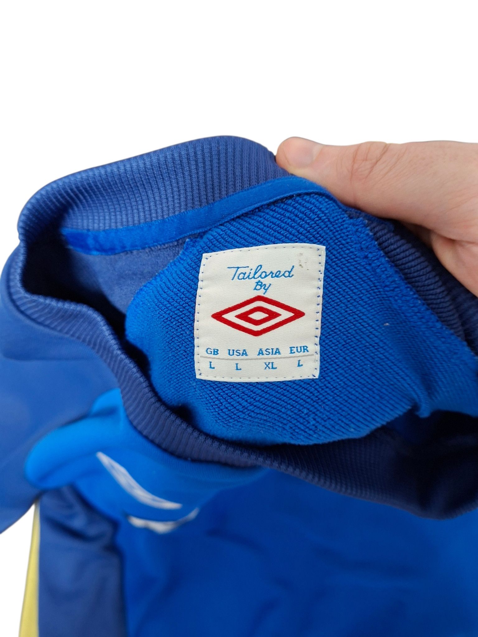 Umbro GLASGOW RANGERS UMBRO VINTAGE SOCCER TRAINING SWEATSHIRT Size US L / EU 52-54 / 3 - 4 Thumbnail