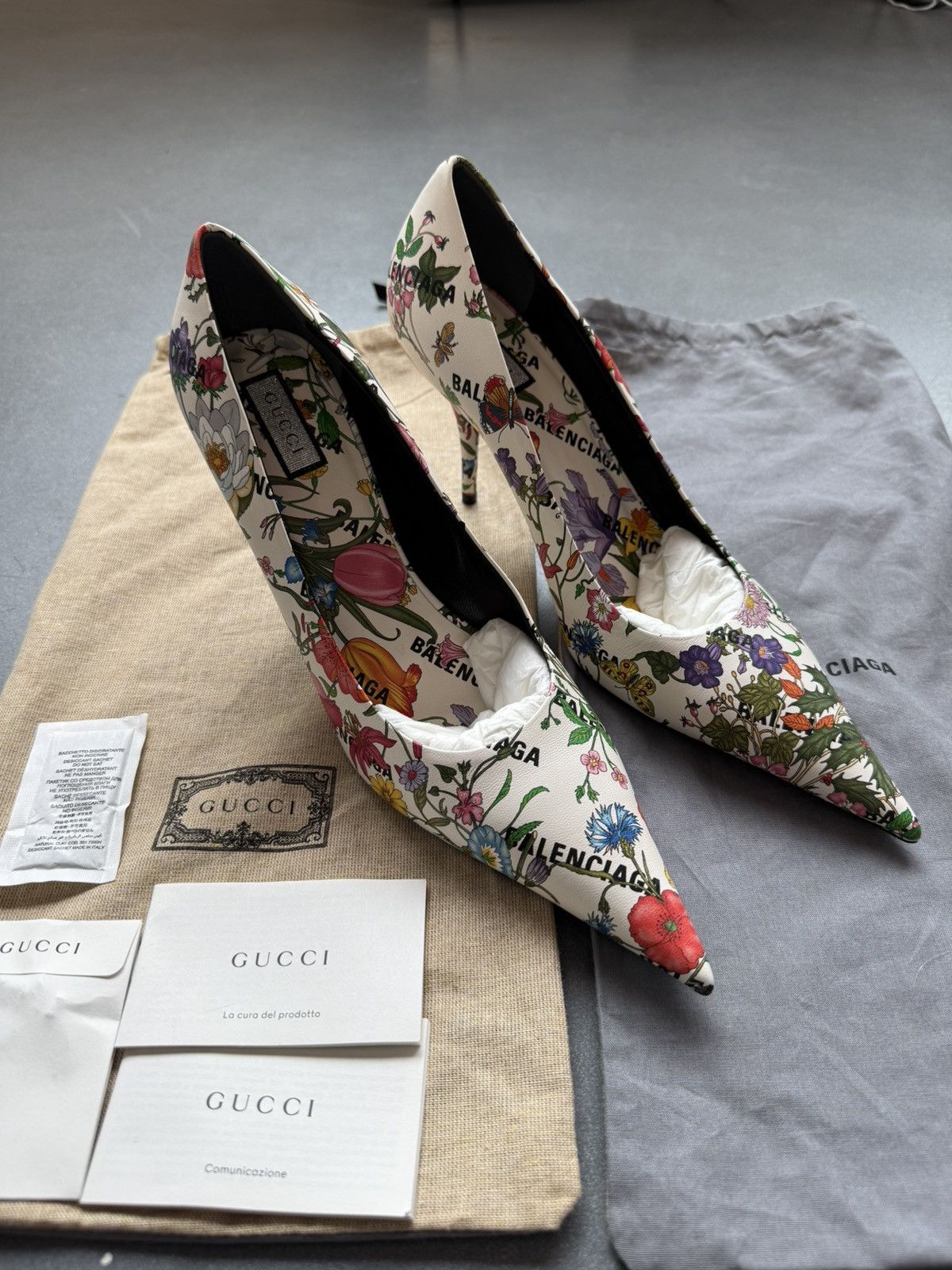 Gucci Balenciaga The Hacker Project Knife Pump Heels