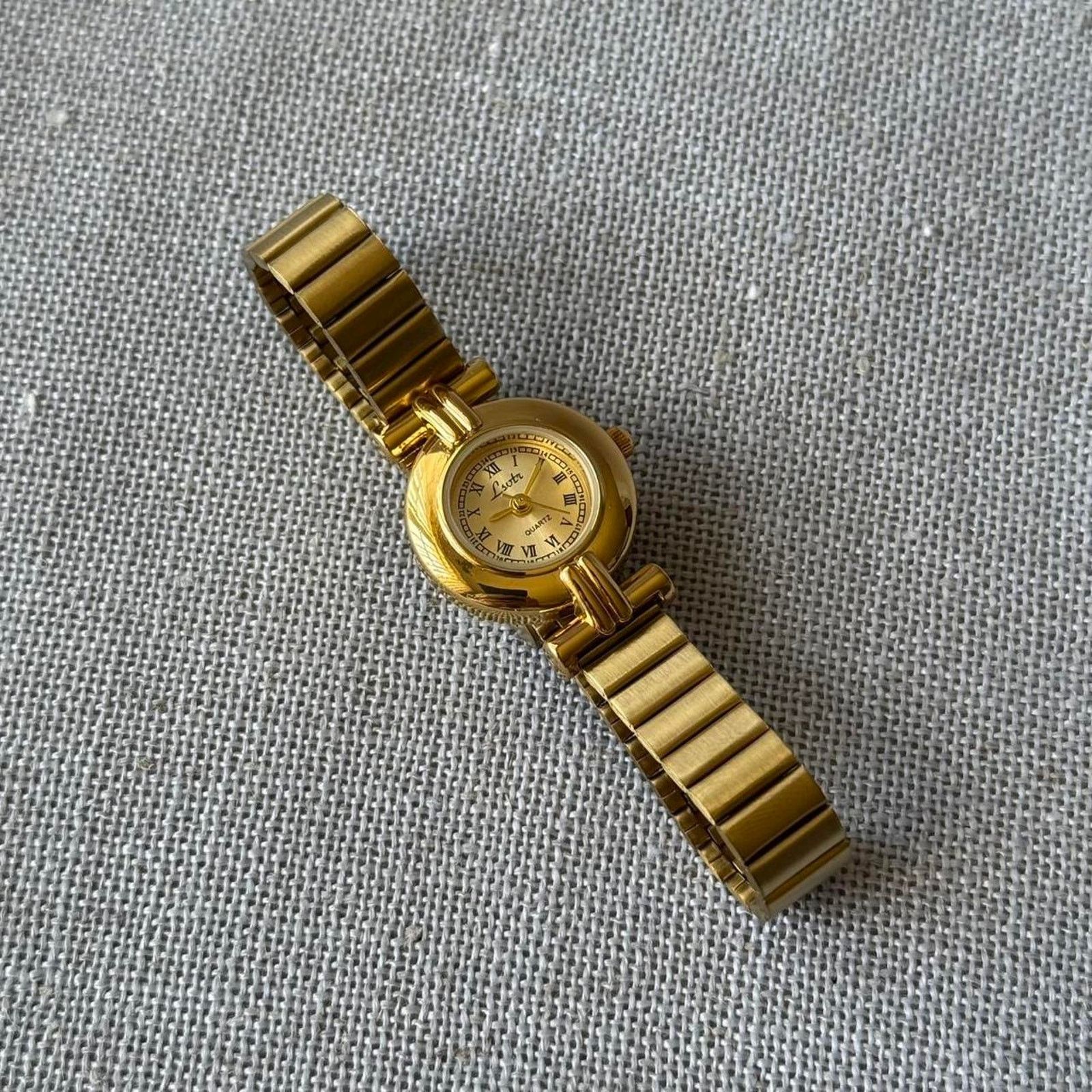 Other Elegant gold vintage style watch MENS Size ONE SIZE - 2 Thumbnail