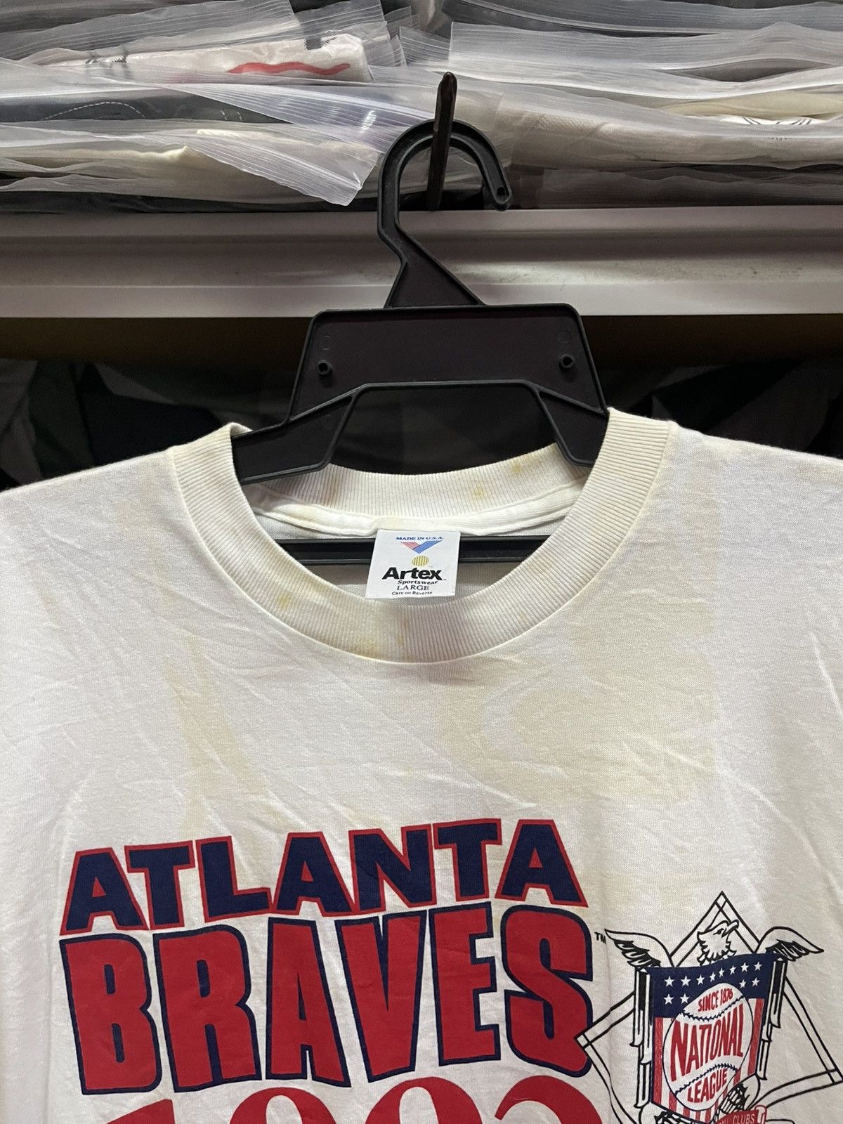 Vintage Vintage 90's MLB Atlanta Braves Very Rare🔥🔥🔥 Size US L / EU 52-54 / 3 - 5 Thumbnail
