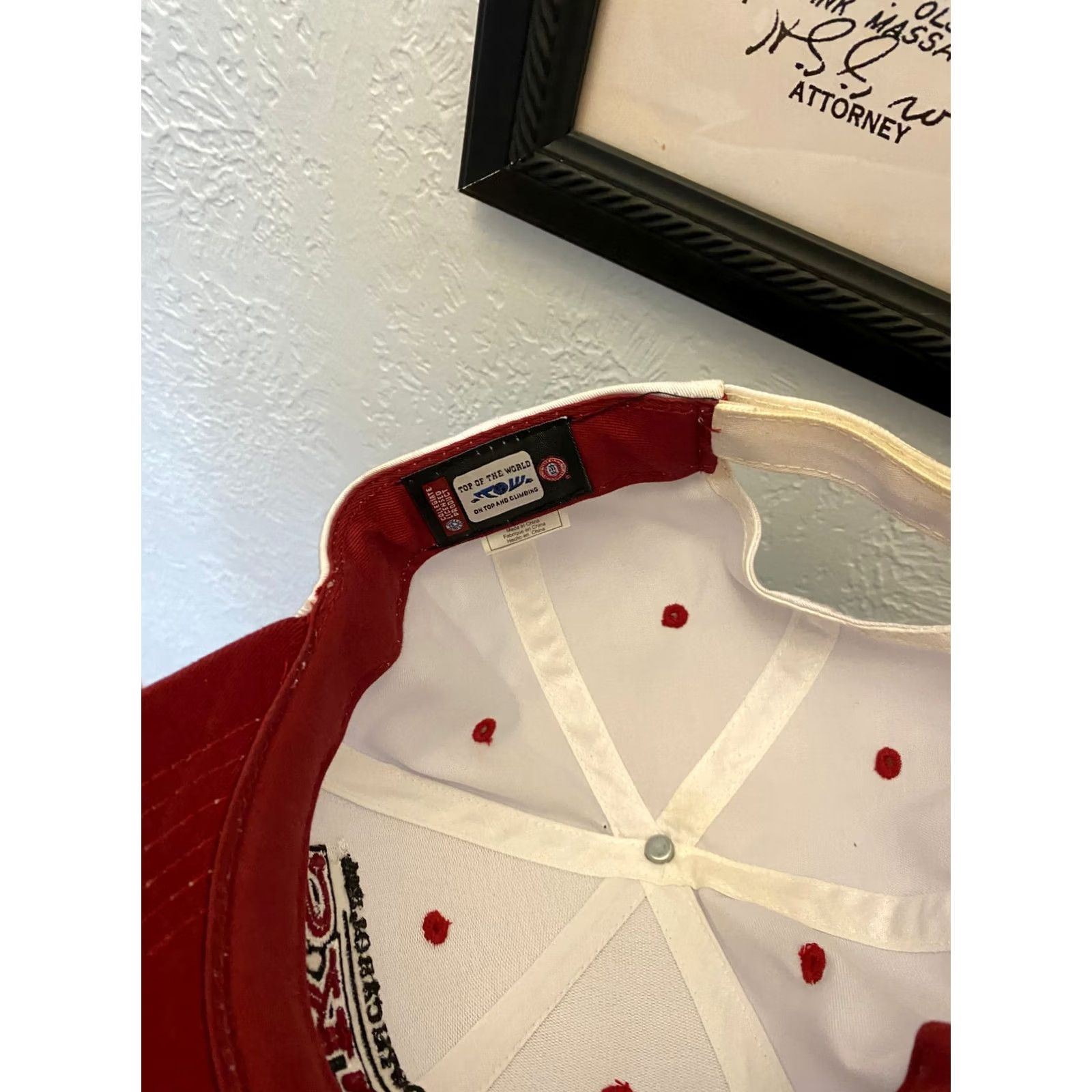 Vintage VINTAGE The Game Hat Cocks White Snapback Adjustable Men’s Cap South Carolina Gamecocks Top of the World Size US M / EU 48-50 / 2 - 4 Thumbnail