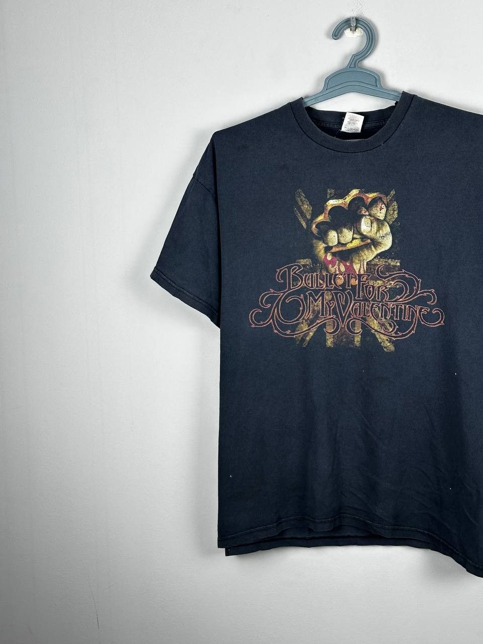Band Tees Vintage 2005 Bullet For My Valentine Band Tee Distressed Size US XL / EU 56 / 4 - 2 Thumbnail