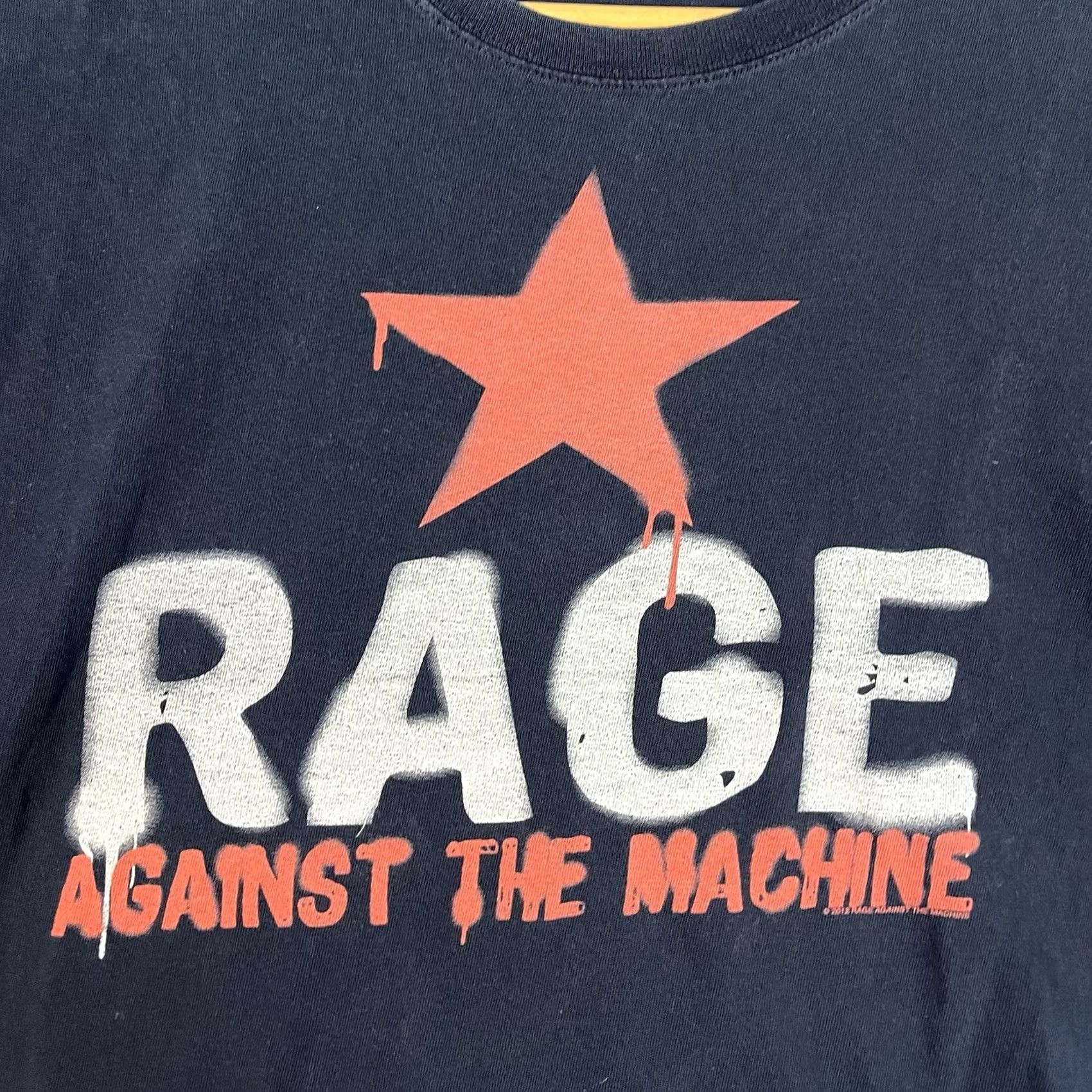 Orage Rage Against the Machine Vintage Band Shirt Black 2010-2019 Size XL Art Stars Size US XL / EU 56 / 4 - 2 Thumbnail