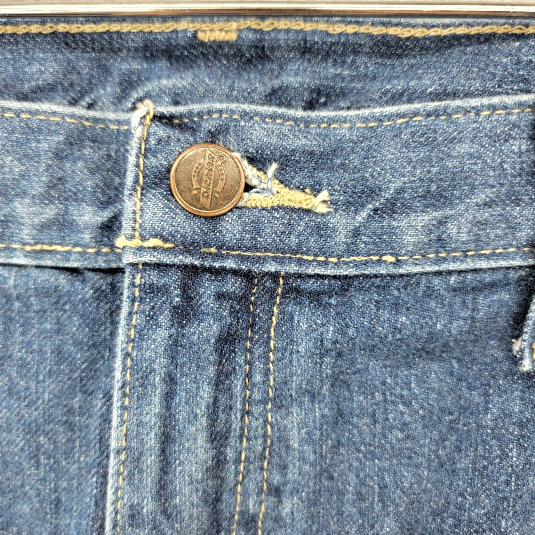 Dickies Dickies Jeans Mens 44x32 Blue Denim Carpenter Work Wear Cotton Adult Gorp Core Jeans Size US 44 / EU 60 - 5 Thumbnail
