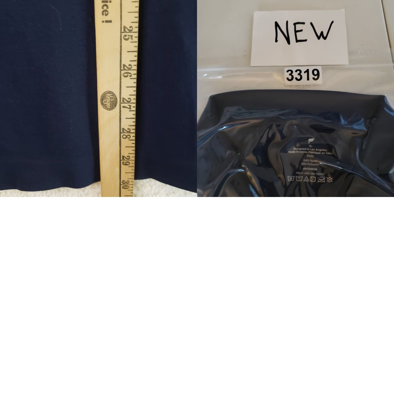 Fabletics Fabletics Polo Shirt Navy Blue XL Athletic Short Sleeve Golf Stretch New! Size US XL / EU 56 / 4 - 9 Thumbnail