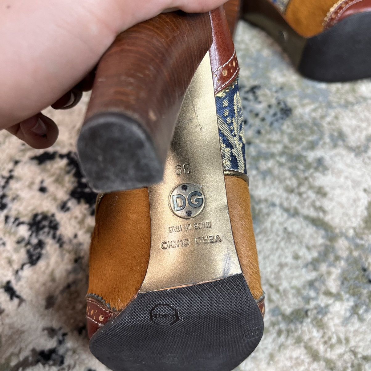 Dolce & Gabbana Vintage Designer High Fashion Archive Dolce & Gabbana Shoes Size US 9 / IT 39 - 14 Thumbnail