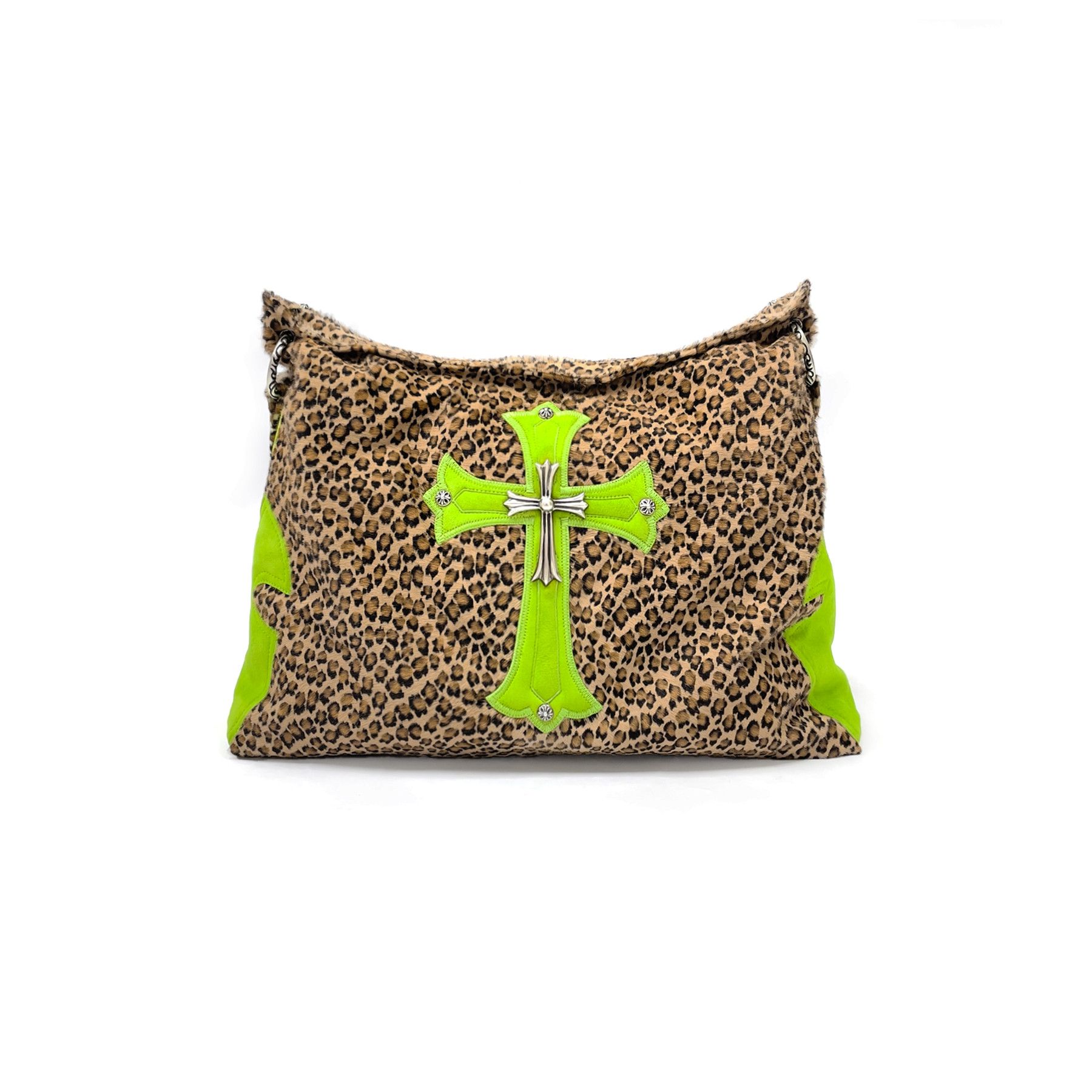 Chrome Hearts Chrome Hearts Leopard Silver Cross Patch Lyon Bag Size ONE SIZE - 1 Thumbnail