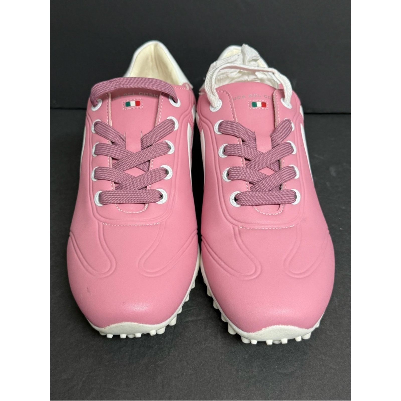 Other Duca Del Cosma Queenscup Pink/White Golf Shoes Size 5.5-6 Size US 6 / IT 36 - 2 Thumbnail