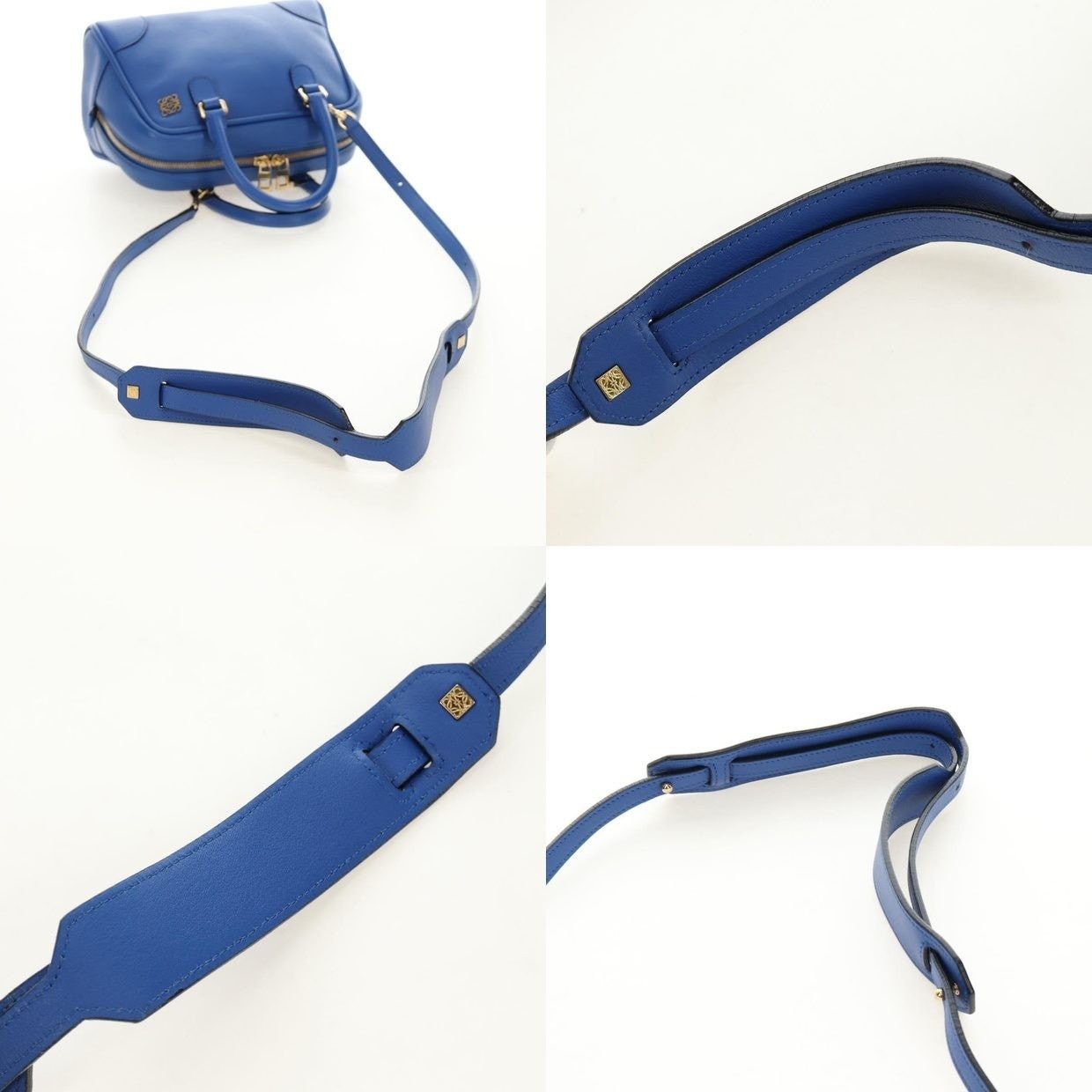 Loewe Loewe Classic Calfskin Amazona 75 Handbag Blue Size ONE SIZE - 14 Thumbnail