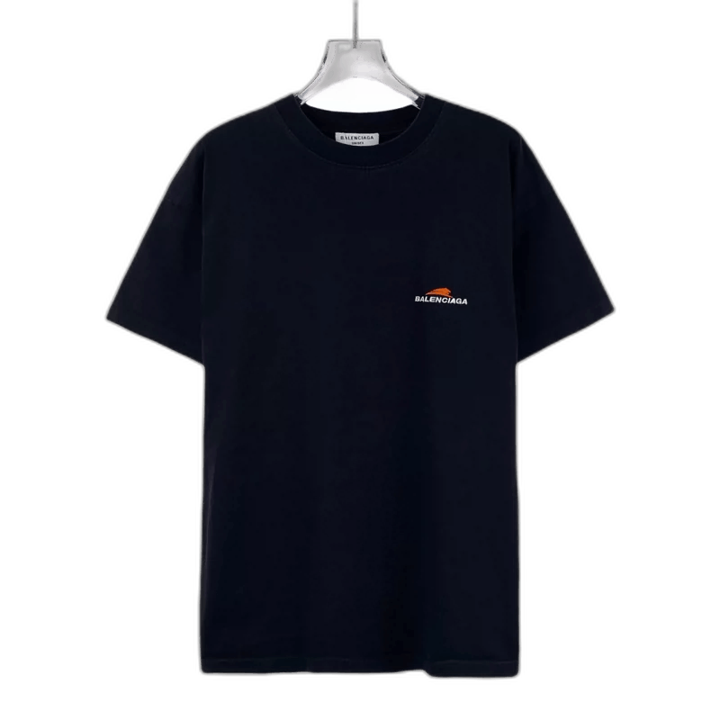 Balenciaga Balenciaga Black Logo Cotton Short Sleeve T-Shirt-yf Size US XS / EU 42 / 0 - 1 Thumbnail