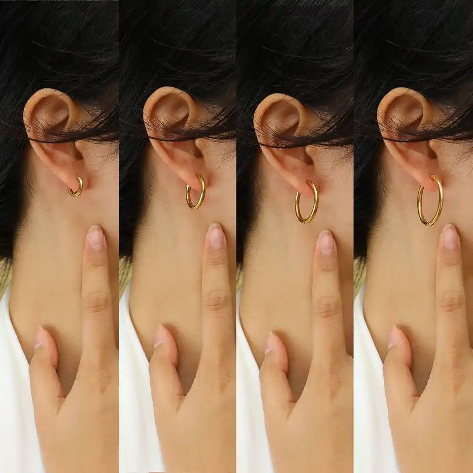 Other Simple Minimalist Earrings Size ONE SIZE - 3 Thumbnail