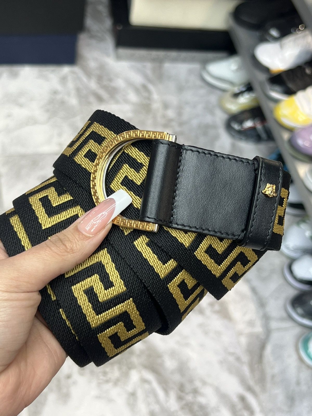 Versace Versace D-Ring Belt Size ONE SIZE - 1 Thumbnail