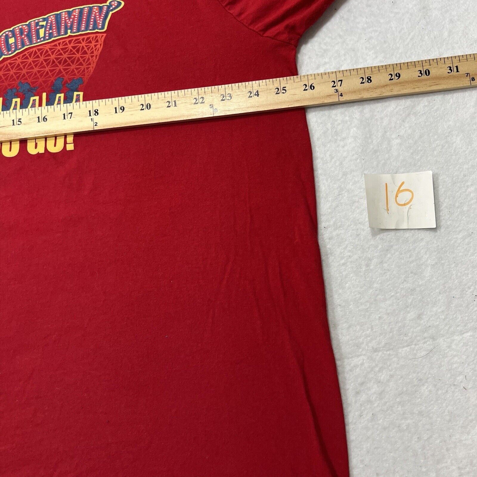 Disney Disney Parks California Adventure Screamin' Red Graphic Tee Size US XXL / EU 58 / 5 - 7 Thumbnail