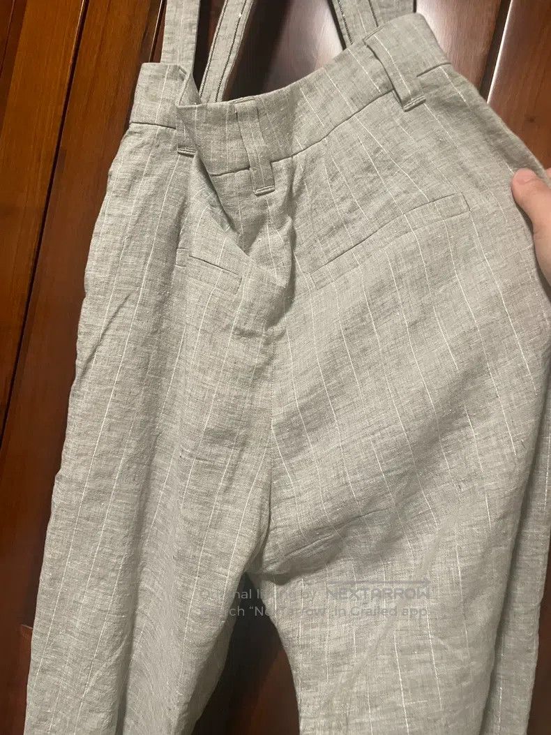 Brunello Cucinelli Brunello Cucinelli Flax crepe trousers Size 24" / US 00 / IT 34 - 3 Thumbnail