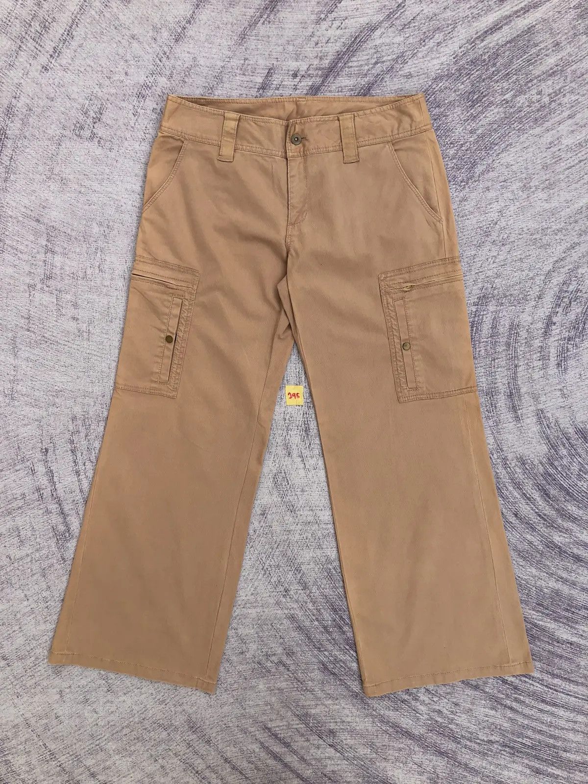 Japanese Brand × Vintage Y2K Cargo Trousers Baggy Khakis Multi Pocket Tactical Pants Size US 32 / EU 48 - 1 Thumbnail