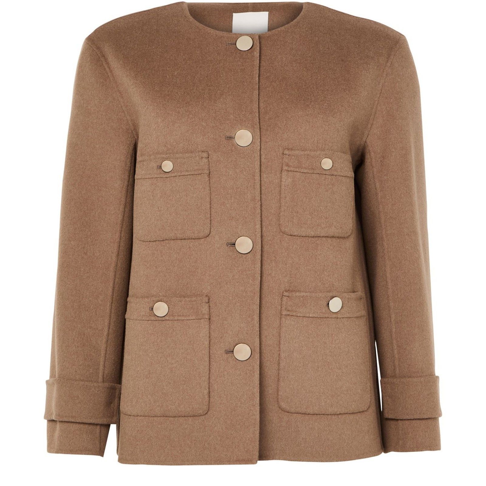 Max Mara S MAX MARA Double CAMMELLO Wool Jacket New & Authentic (Wome Size XS / US 0-2 / IT 36-38 - 1 Thumbnail