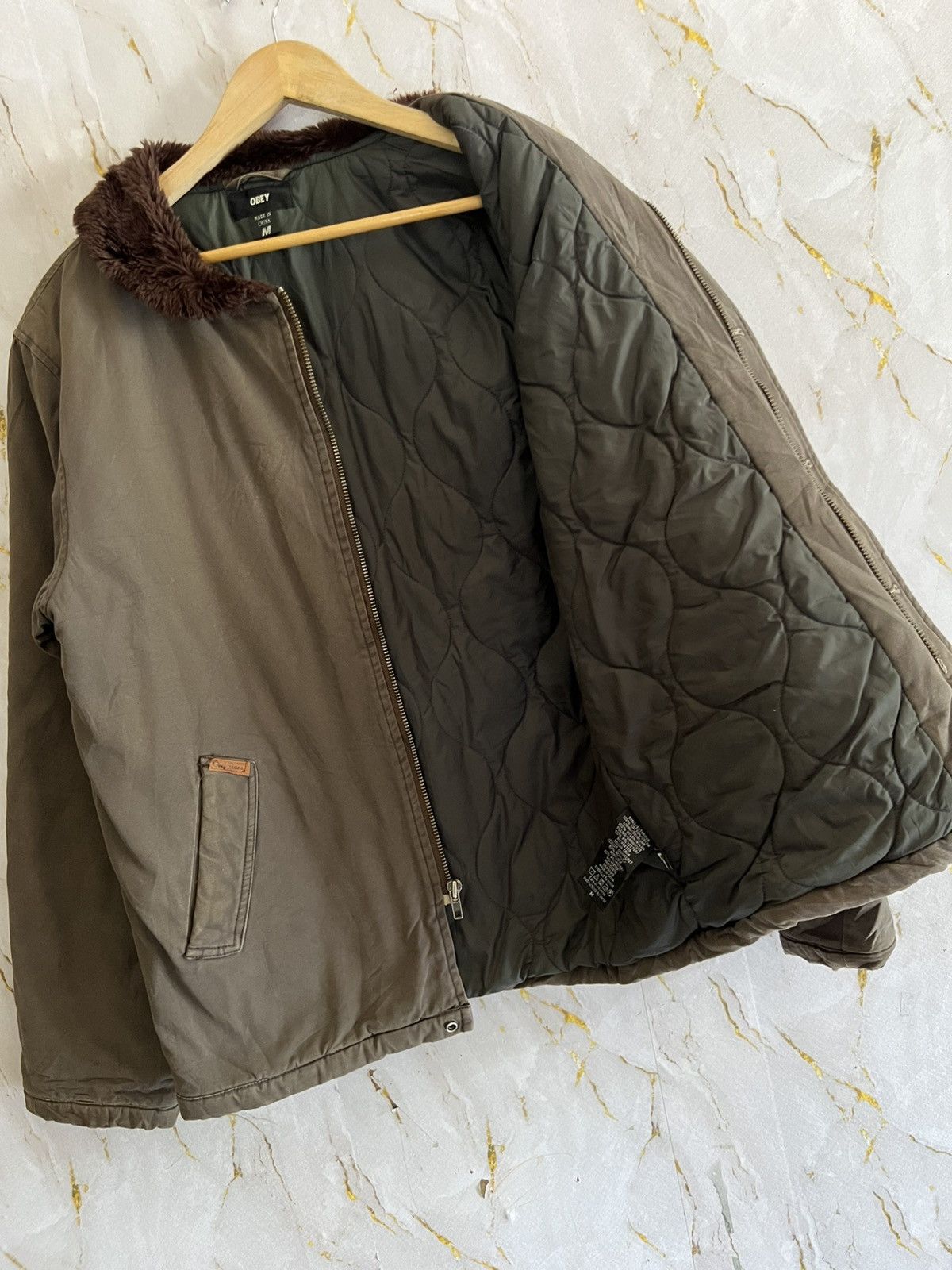 Obey Obey Workwear Jacket Duck Canvas Style Streetwear Size US M / EU 48-50 / 2 - 6 Thumbnail