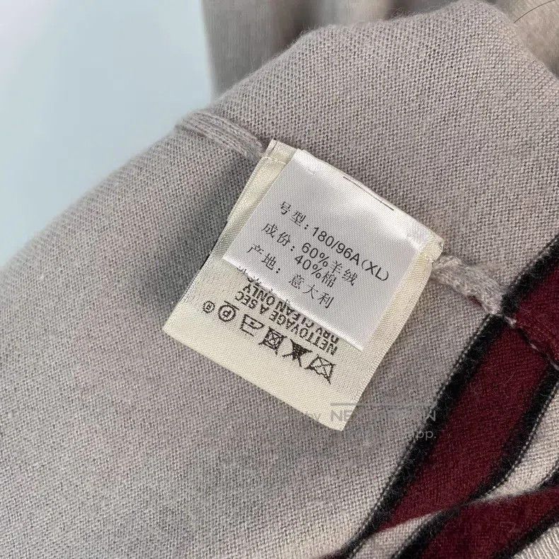 Hermes Hermes Wool Sweater Gray Size US XL / EU 56 / 4 - 5 Thumbnail