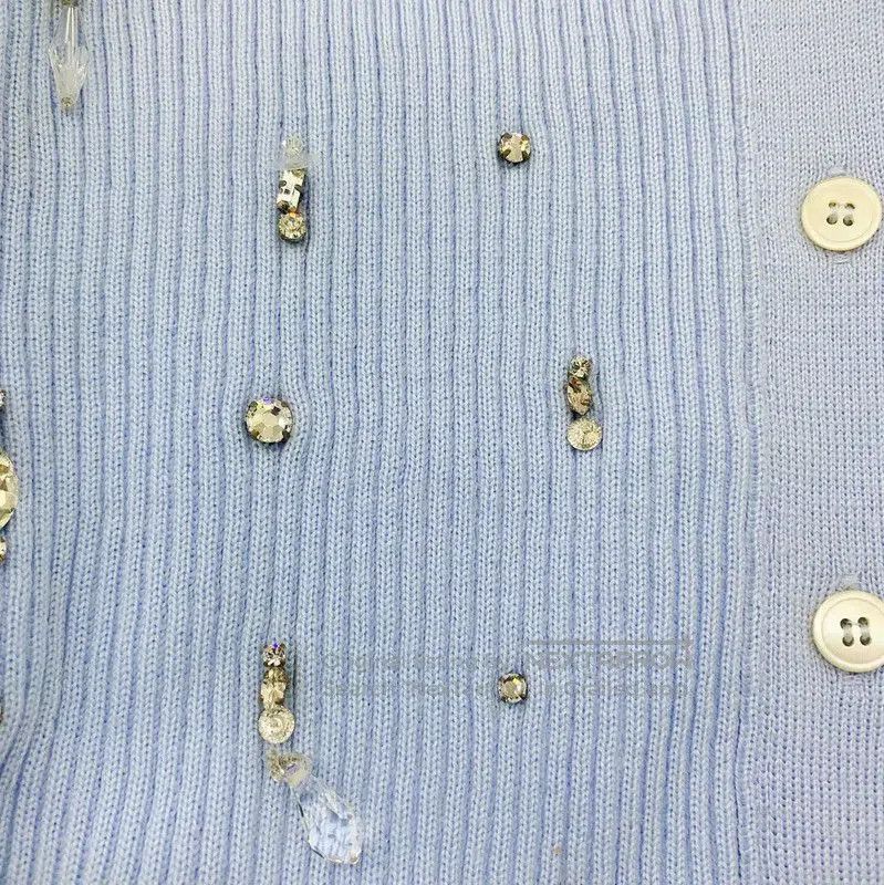 Miu Miu Miu Miu Blue Wool Pullover Sweater for Women . Size M / US 6-8 / IT 42-44 - 4 Thumbnail