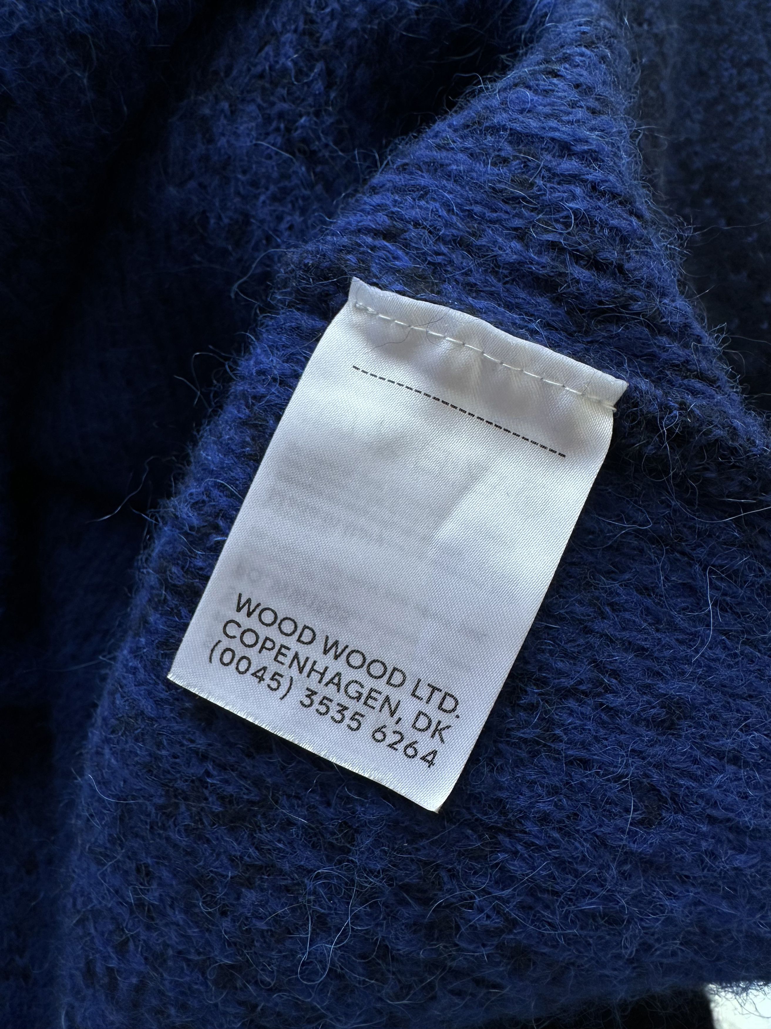 Wood Wood Wood Wood navy frej gradient wool sweater Size US M / EU 48-50 / 2 - 6 Thumbnail