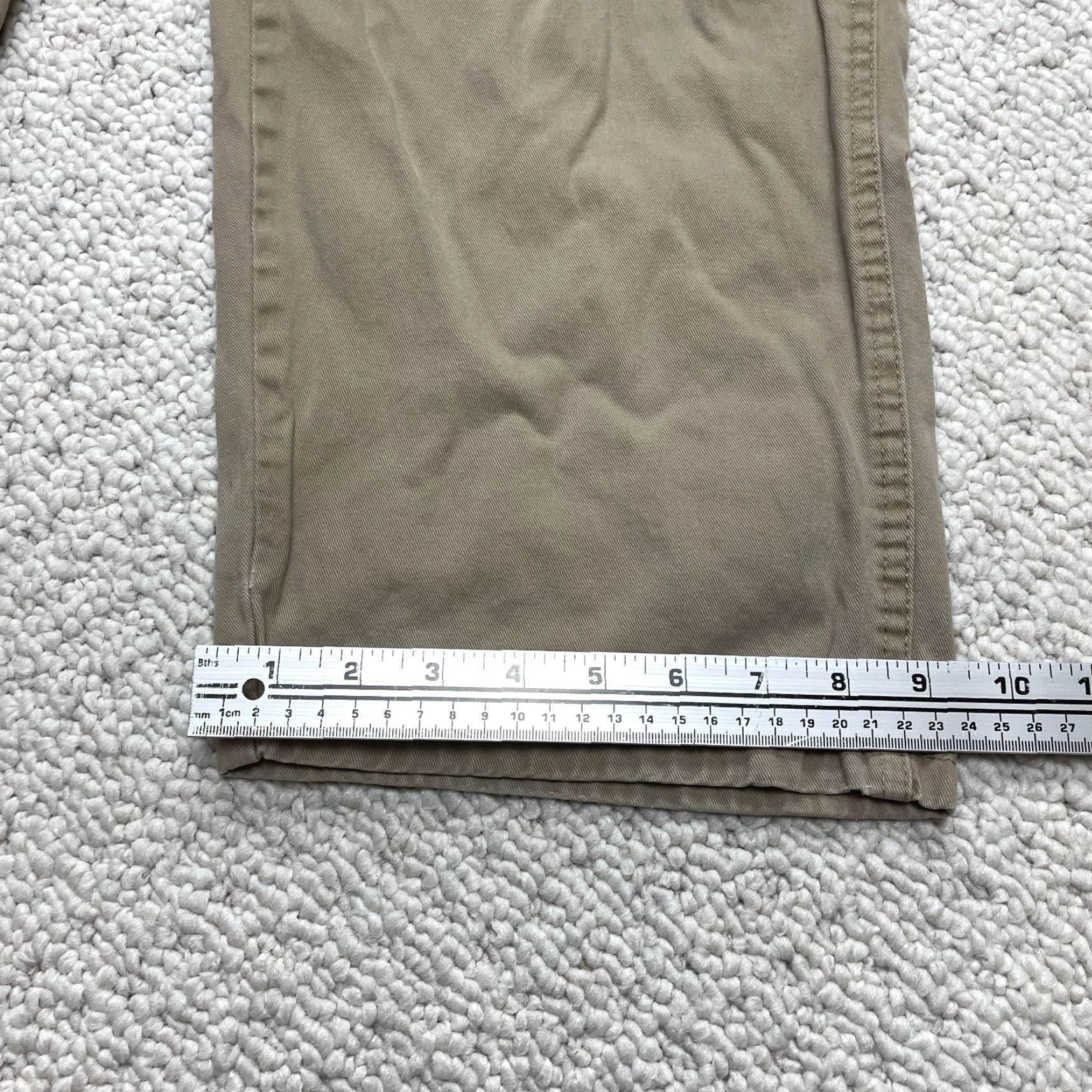Wrangler Wrangler Cargo Pants Mens 44x30 Brown Biege Kahki High Rise Slacks Cotton Solid Size US 44 / EU 60 - 2 Thumbnail