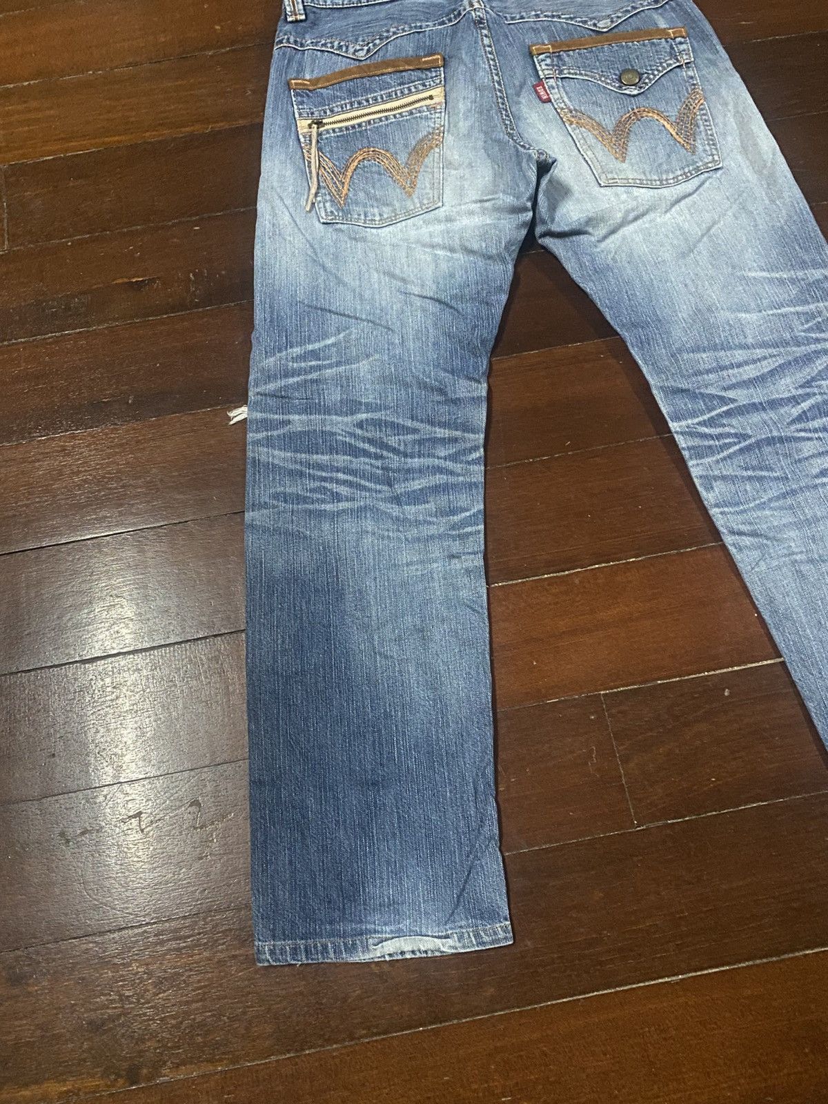 If Six Was Nine Edwin Exclusive Vintage Lgb Style Denim distressed mud wash Size US 36 / EU 52 - 12 Thumbnail