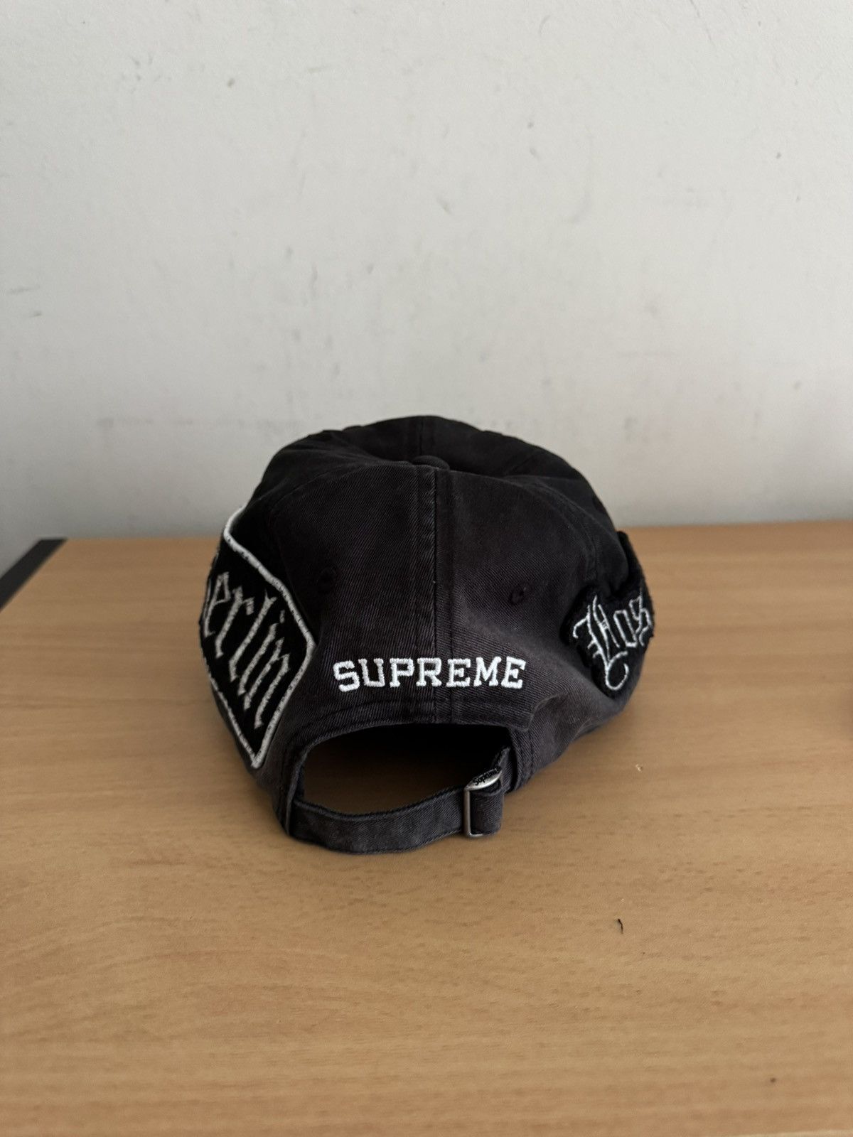 Supreme Supreme City Panel 6-Panel Cap Faded Black Size ONE SIZE - 3 Thumbnail