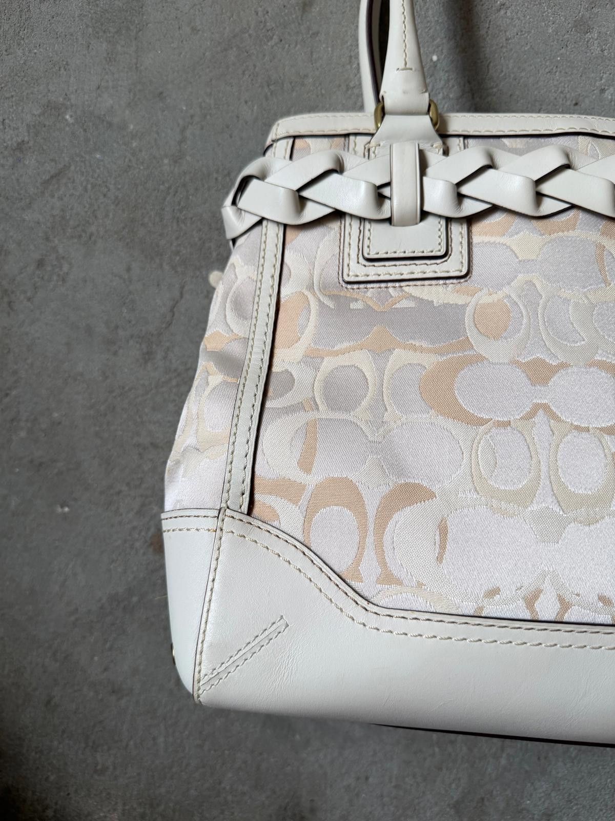 Coach Coach Signature Hampton Clip Shoulder Bag White Size ONE SIZE - 7 Thumbnail