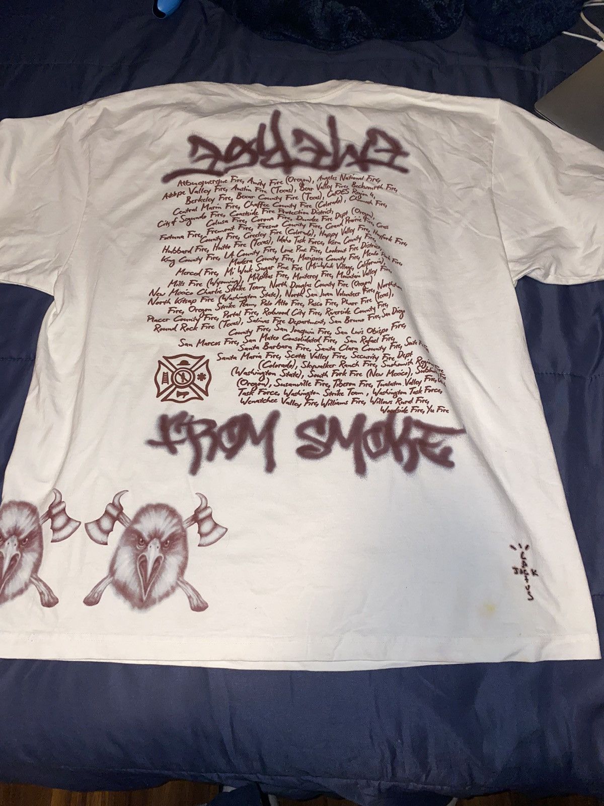 Travis Scott Travis Scott LAFD Shirt Size US XL / EU 56 / 4 - 2 Thumbnail