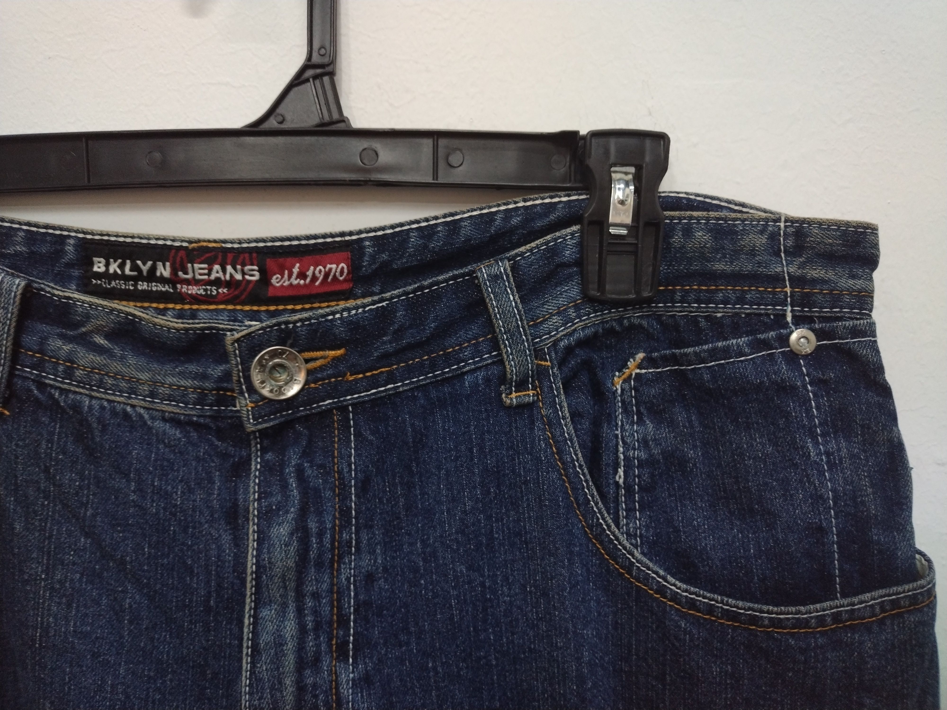 Brooklyn Clothing Bklyn jeans Baggy nice design straight cut loose Size US 38 / EU 54 - 7 Thumbnail