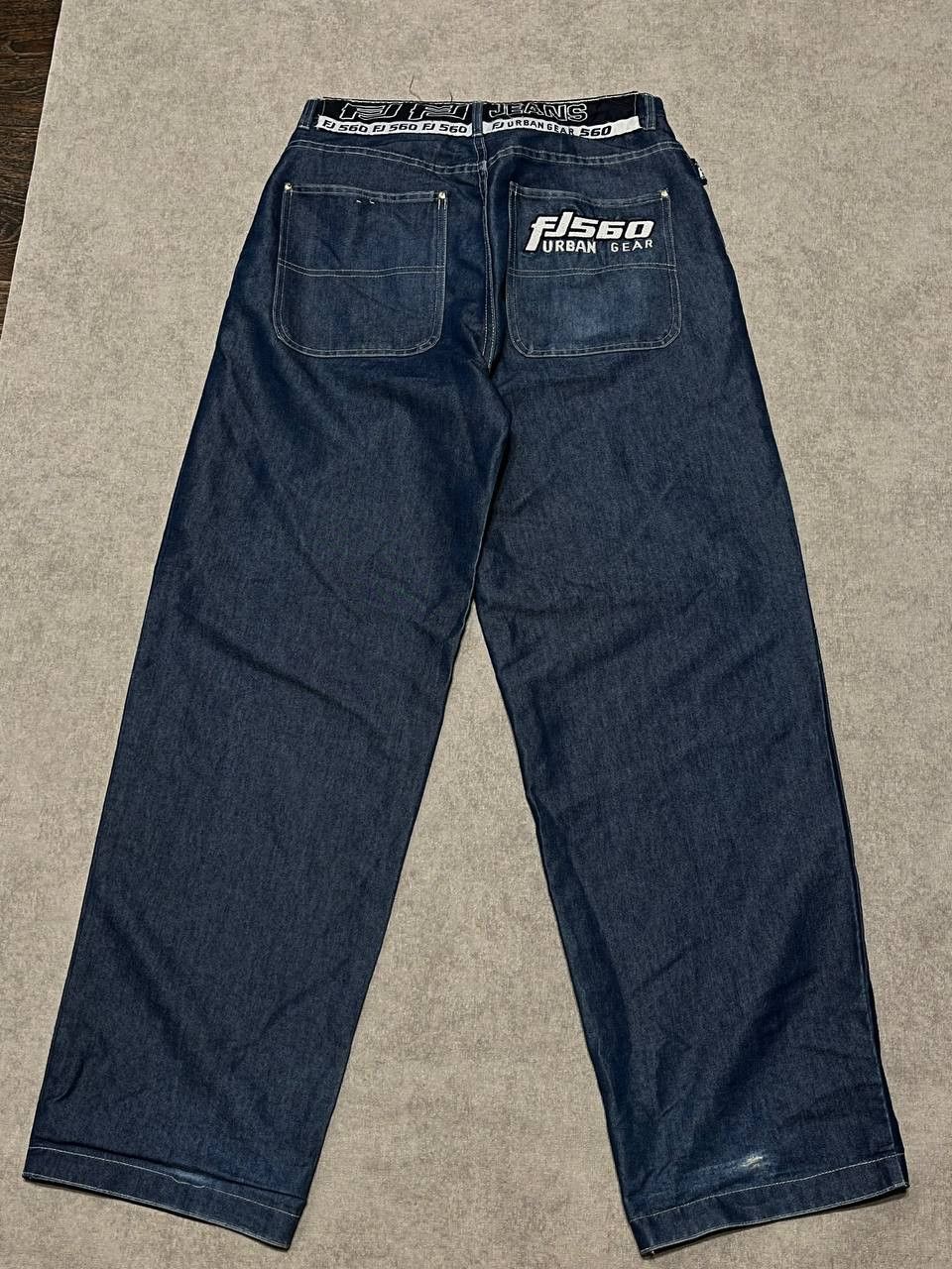 Vintage Vintage FJ560 Fat Joe Blue Rap Pants Jeans SK8 Urban Gear Size US 32 / EU 48 - 2 Thumbnail