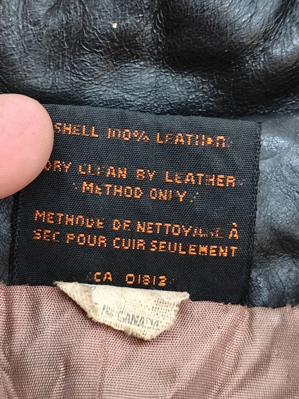 Vintage ❎ Vintage Leather Trench Worn Coat Jacket Size S / US 4 / IT 40 - 8 Thumbnail