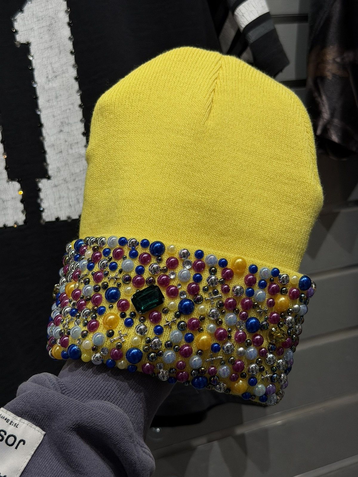 Other PAPE Stone Beanie Crystal Brand New Size ONE SIZE - 6 Thumbnail